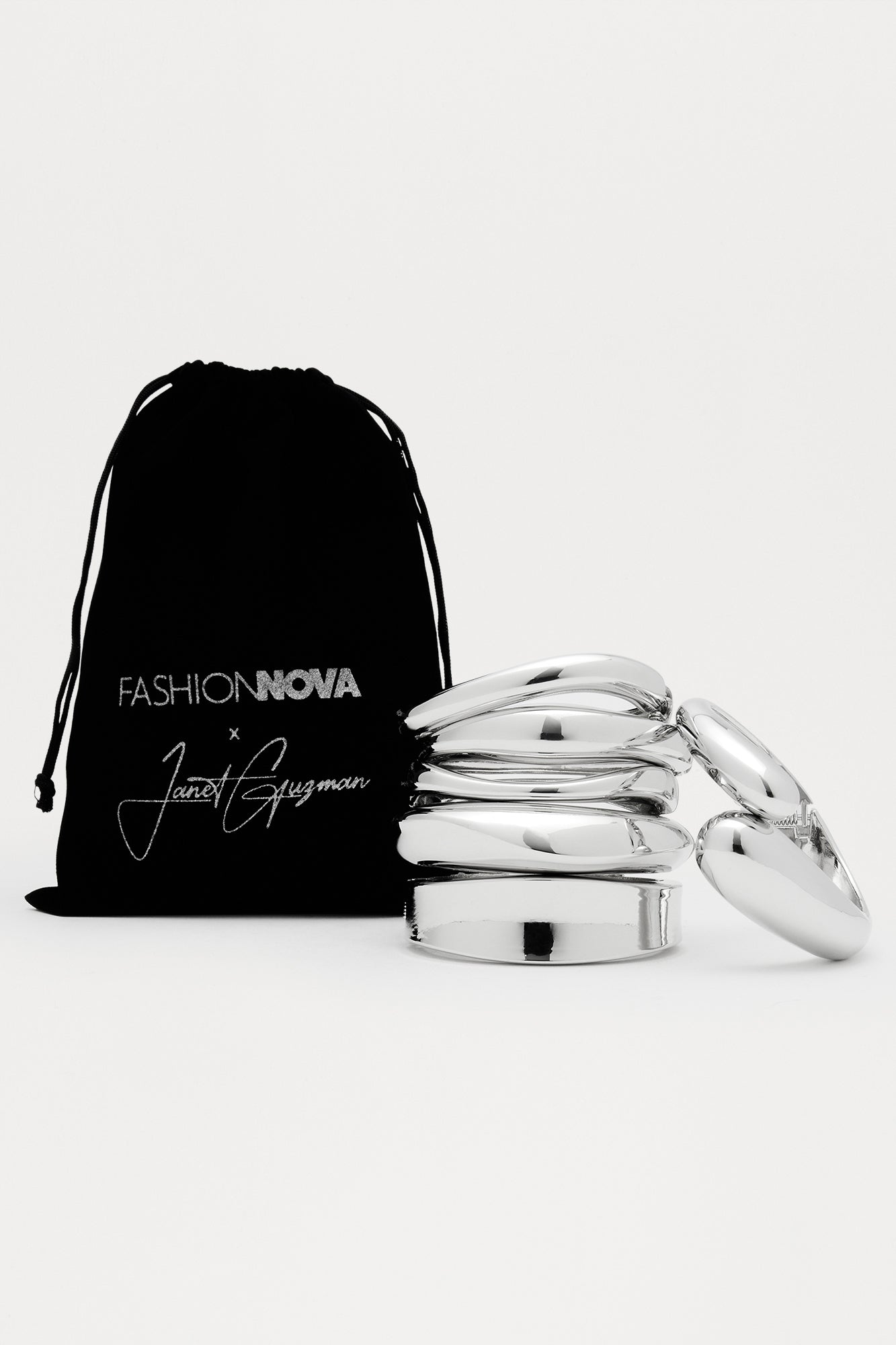 Melinda 6 Piece Bracelet Set - Silver - Image 6