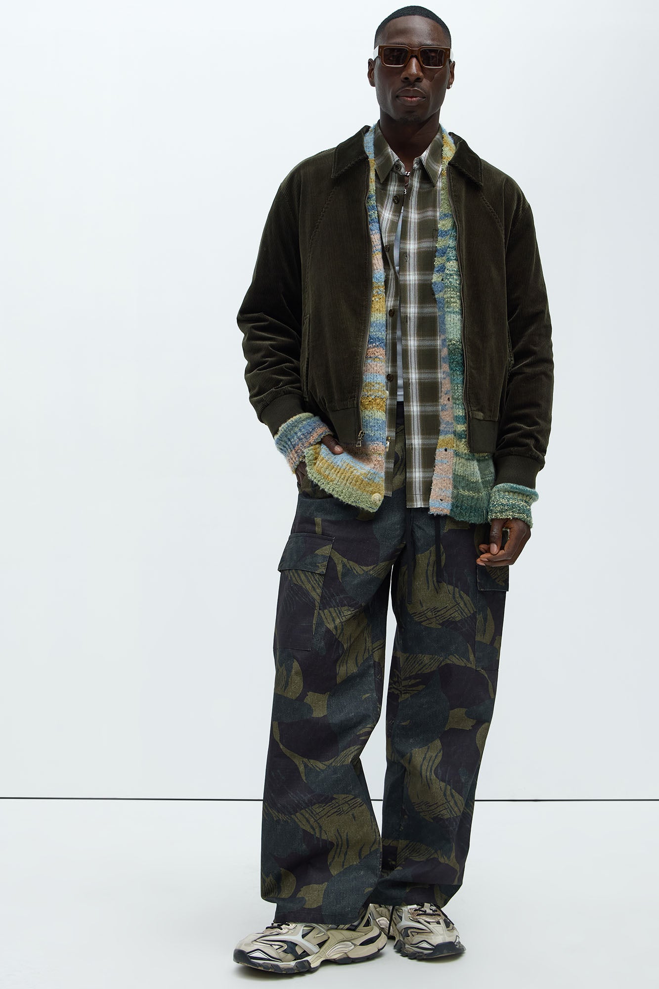 Baggy Trevor Cargo Pants - Camouflage - Image 3