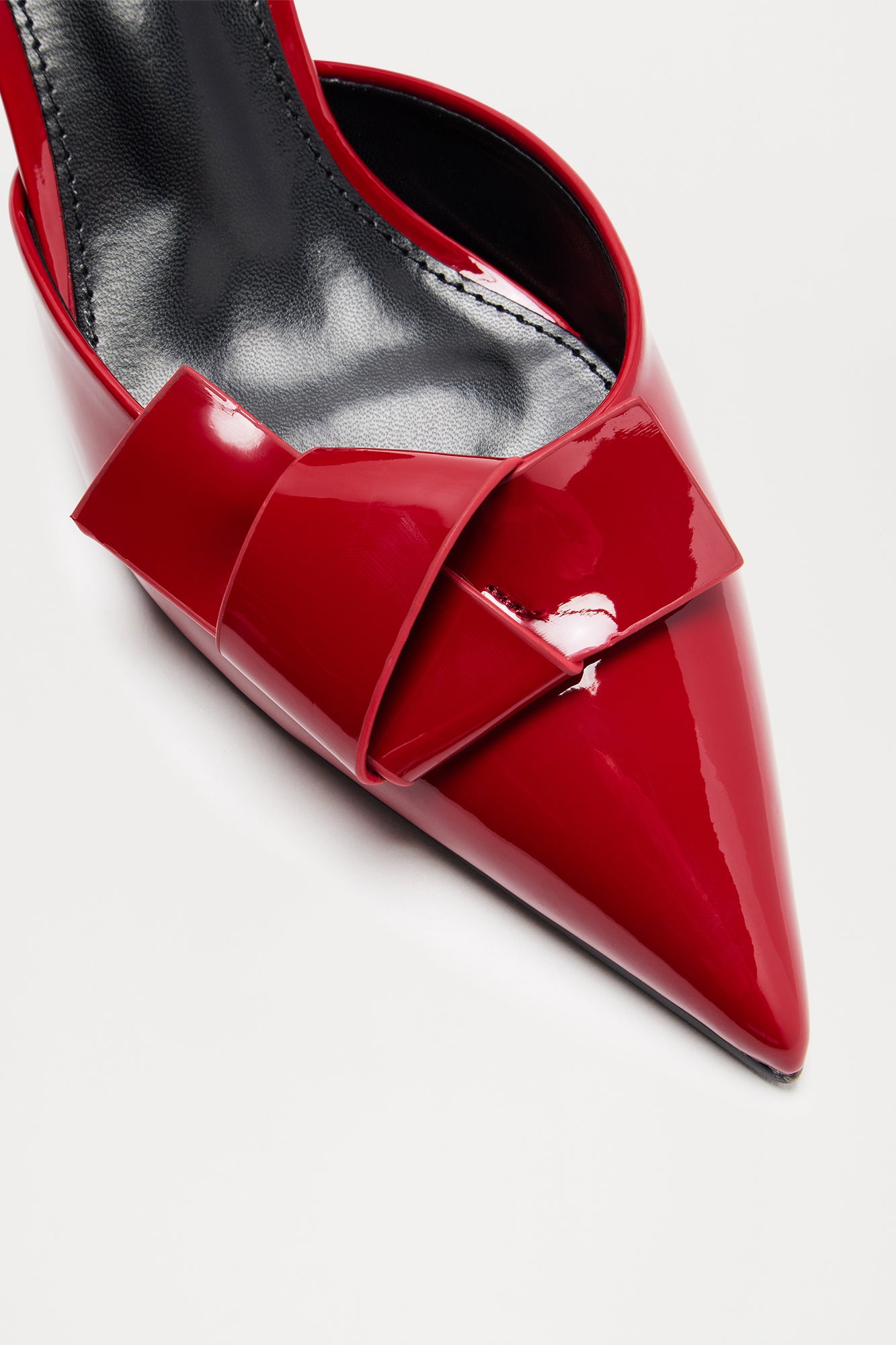 Clarice Kitten Heel Pumps - Wine - Image 4