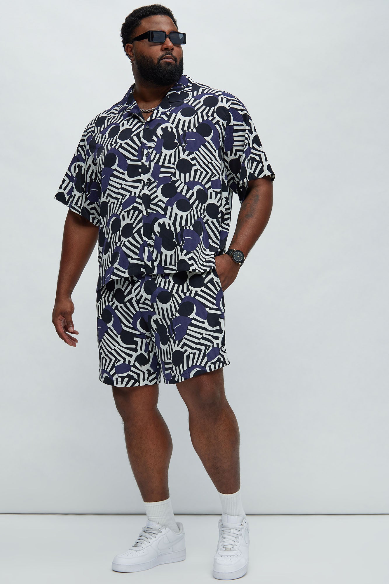 Abstract Zebra Shirt - Black/combo - Image 6