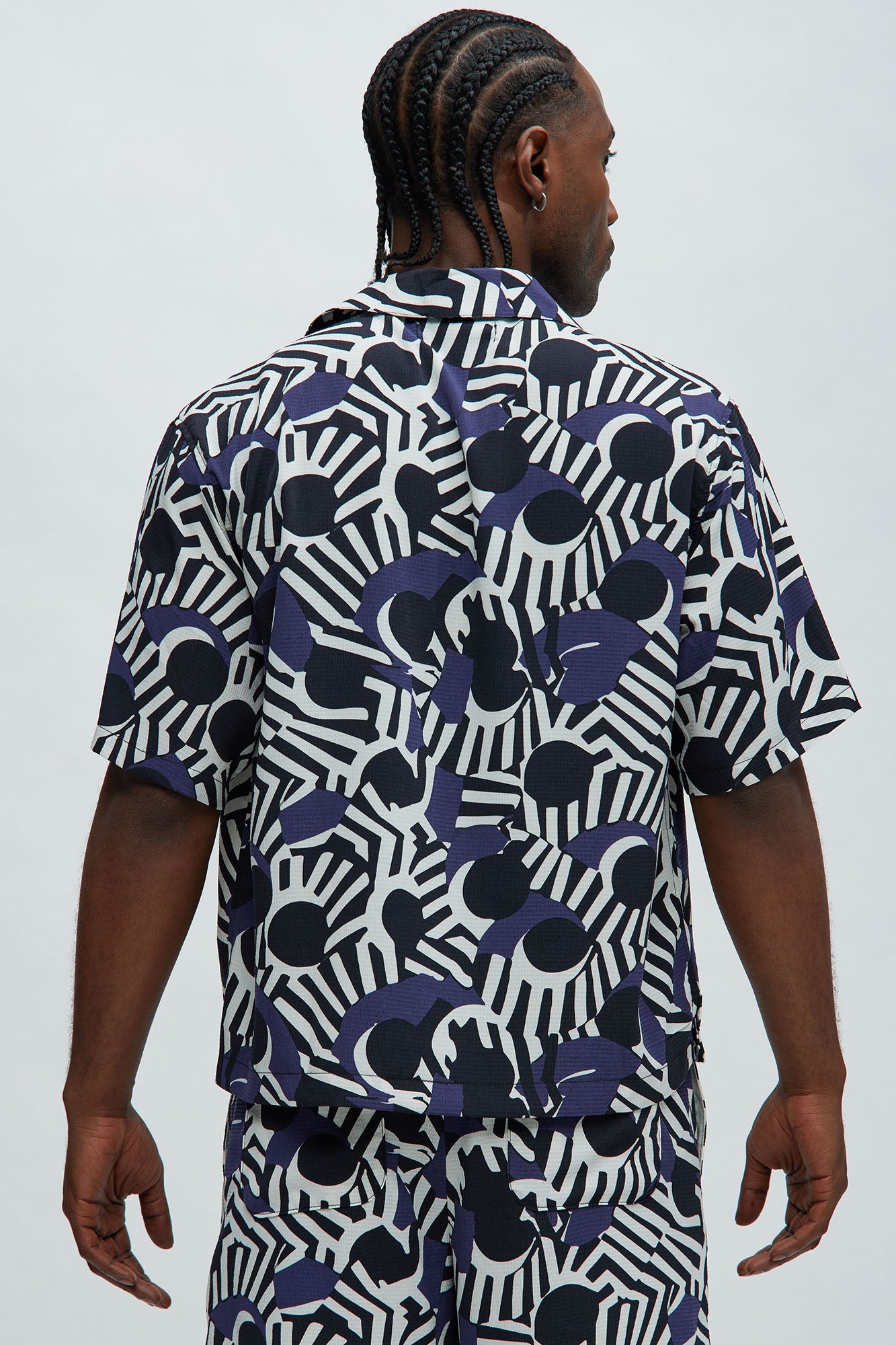 Abstract Zebra Shirt - Black/combo - Image 4