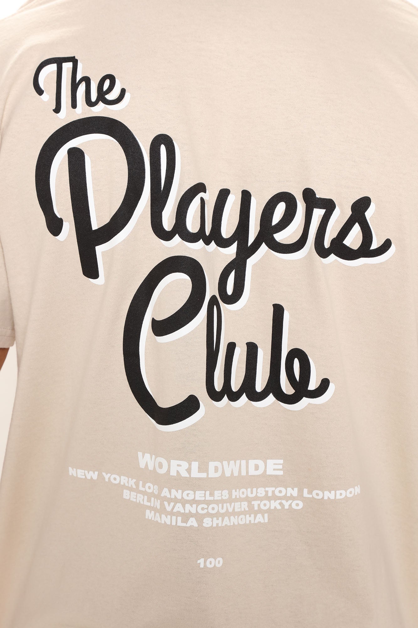 The Players Club Short Sleeve Tee - Tan/Multi - Image 10