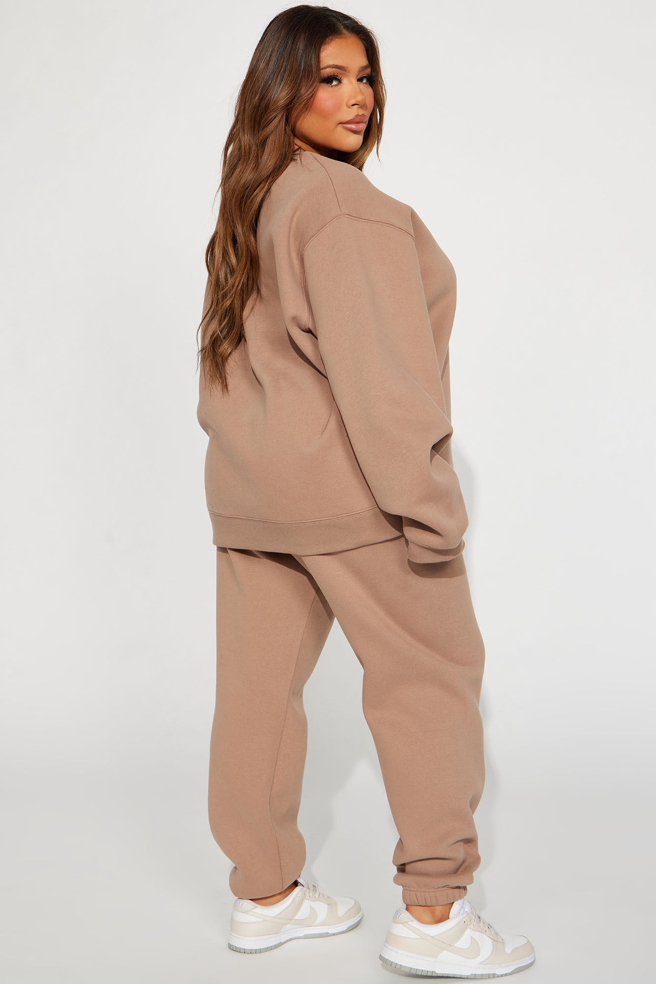 C’est La Vie Sweatpant Set - Mocha - Image 7