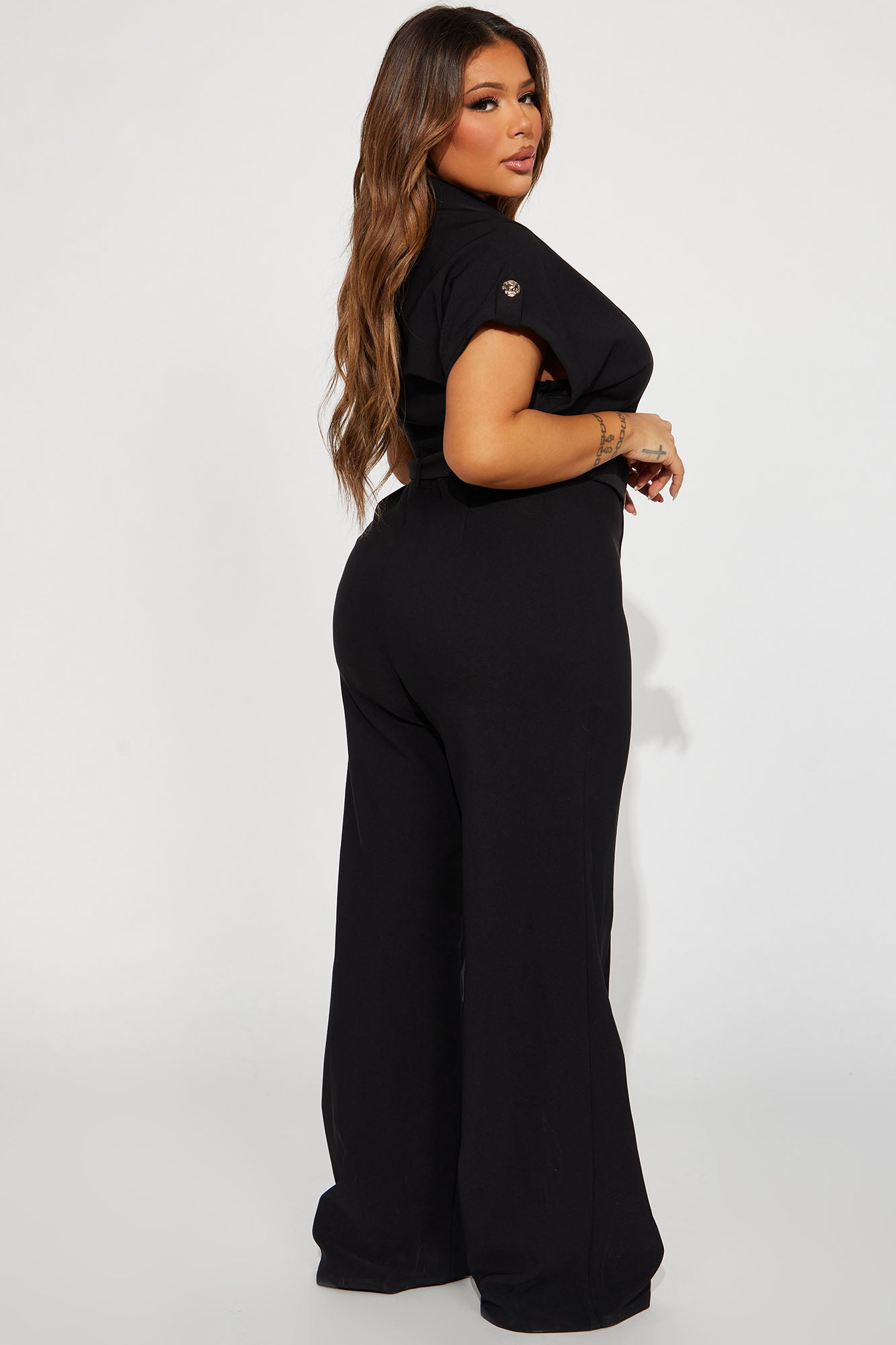 Fall For You Jumpsuit - Black - Image 7