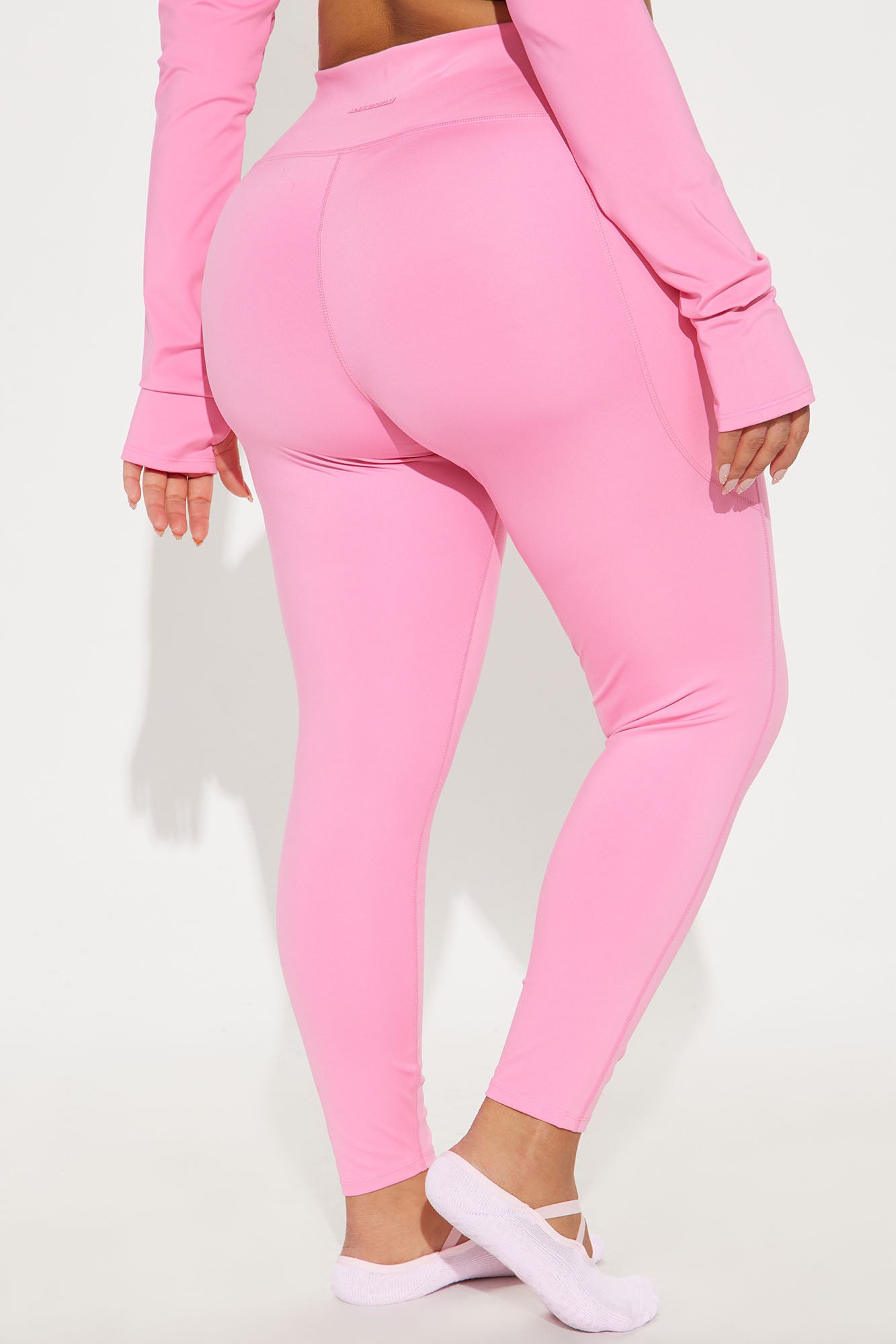 Vital Form 7/8 Elevate Active Legging - Bubblegum Pink - Image 9
