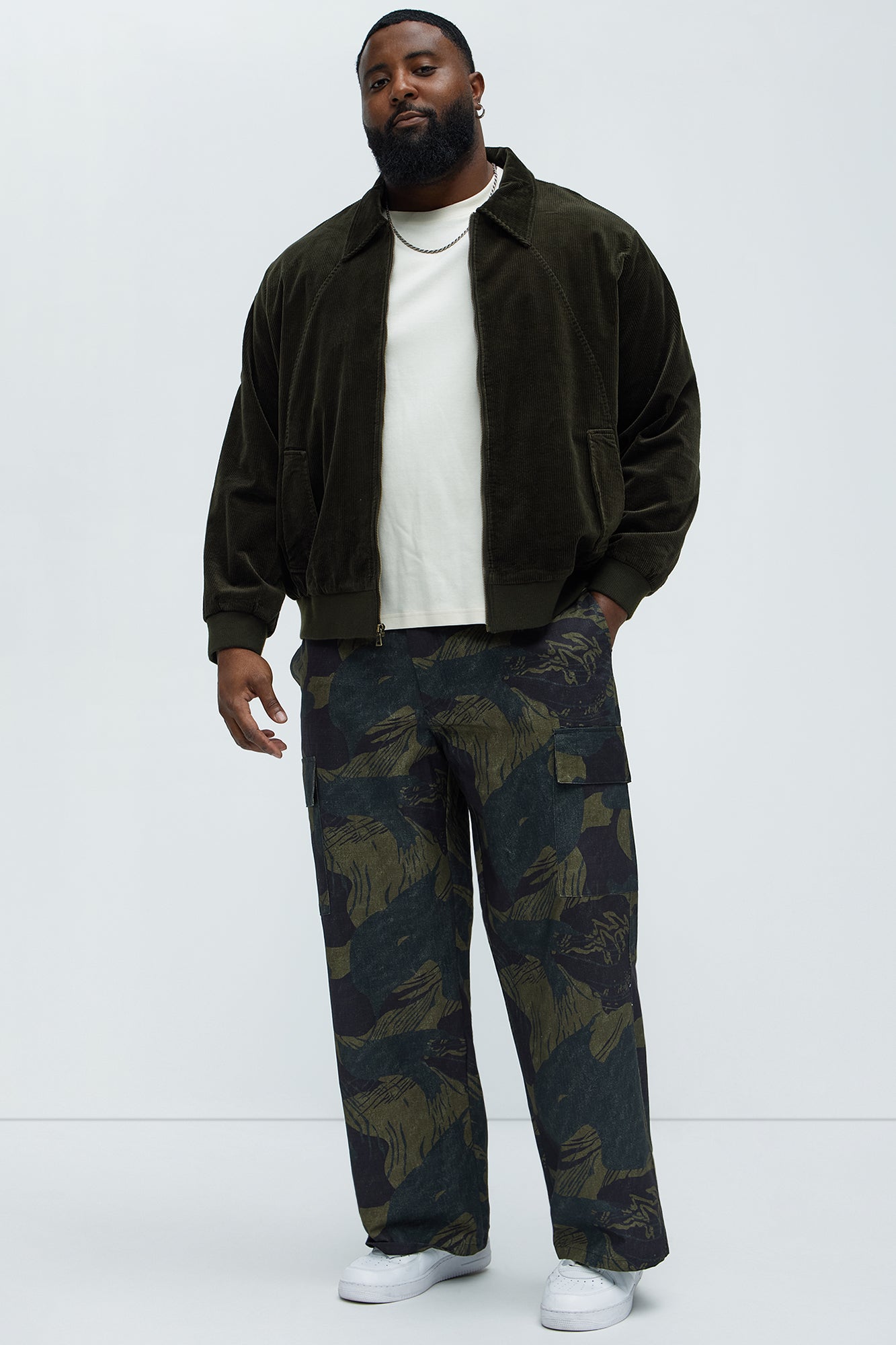 Baggy Trevor Cargo Pants - Camouflage - Image 7