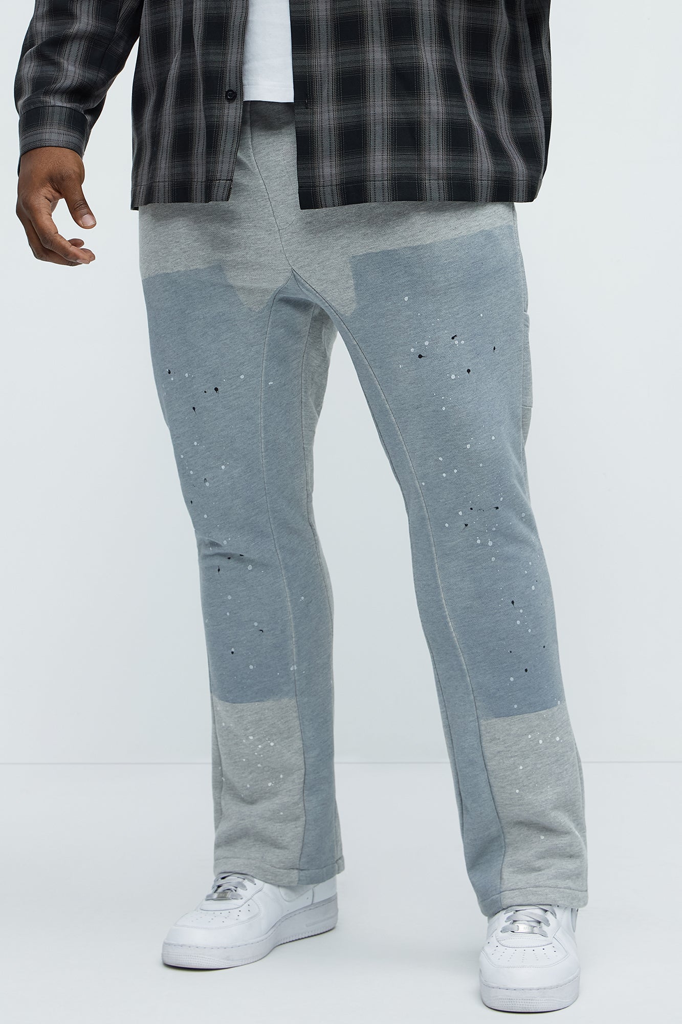 Workwear Flared Sweatpants - Grey - Image 5
