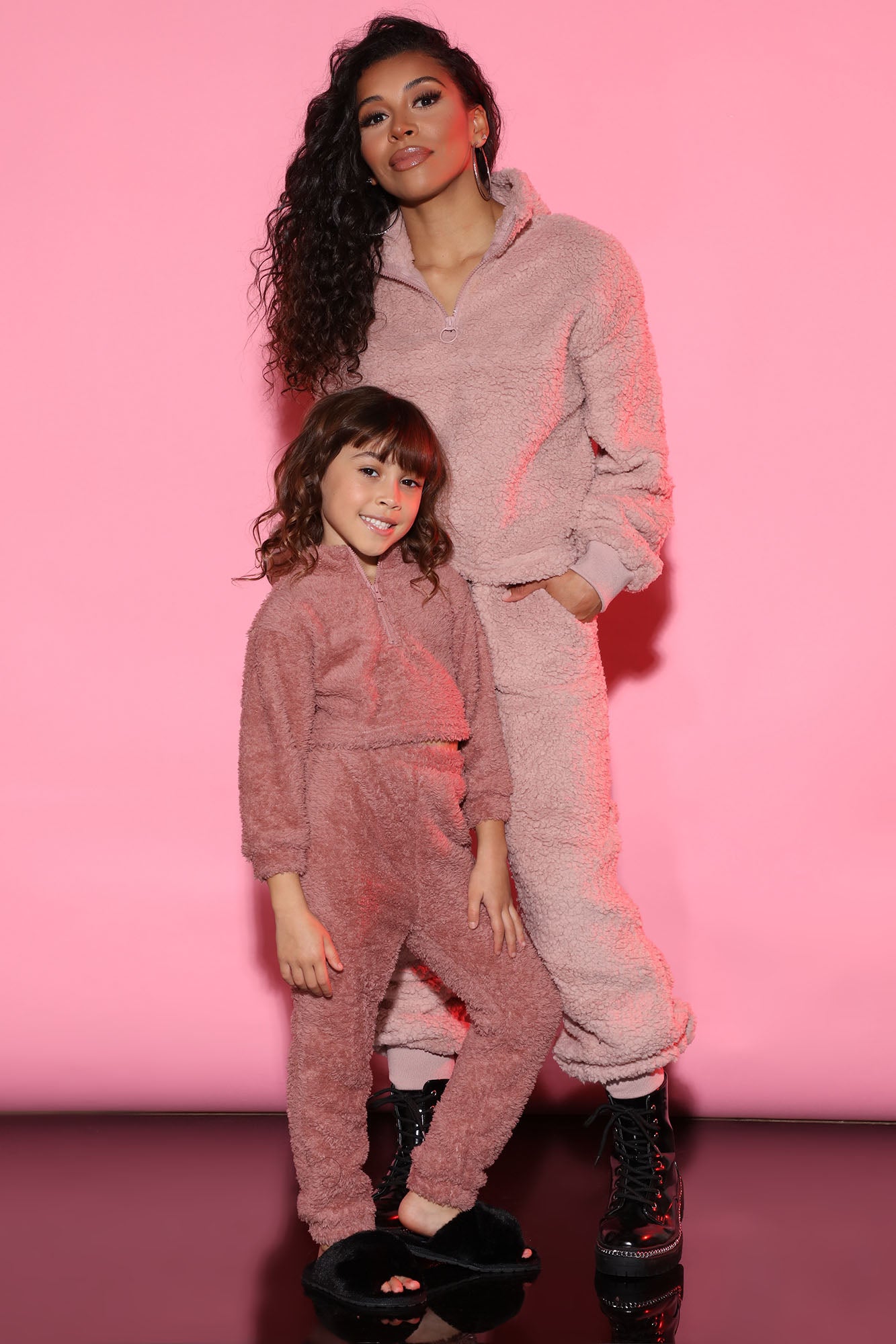 Cuddle Time Cozy Pant Set - Mauve - Image 8