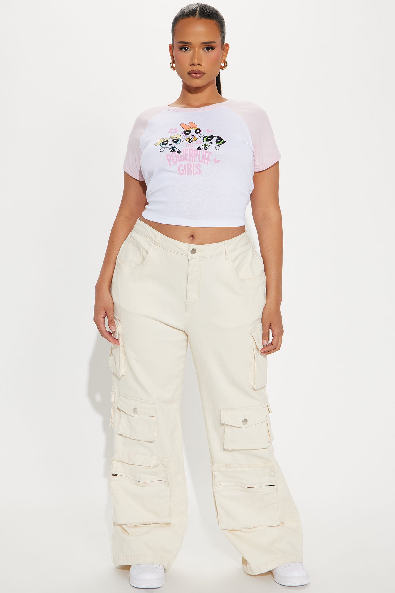 The Powerpuff Girls Raglan Tee - Pink/combo - Image 6