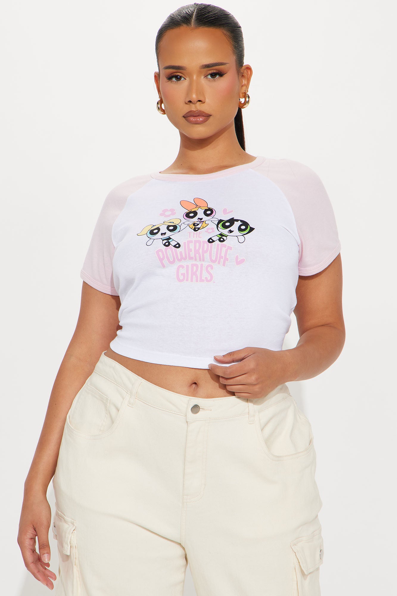 The Powerpuff Girls Raglan Tee - Pink/combo - Image 5