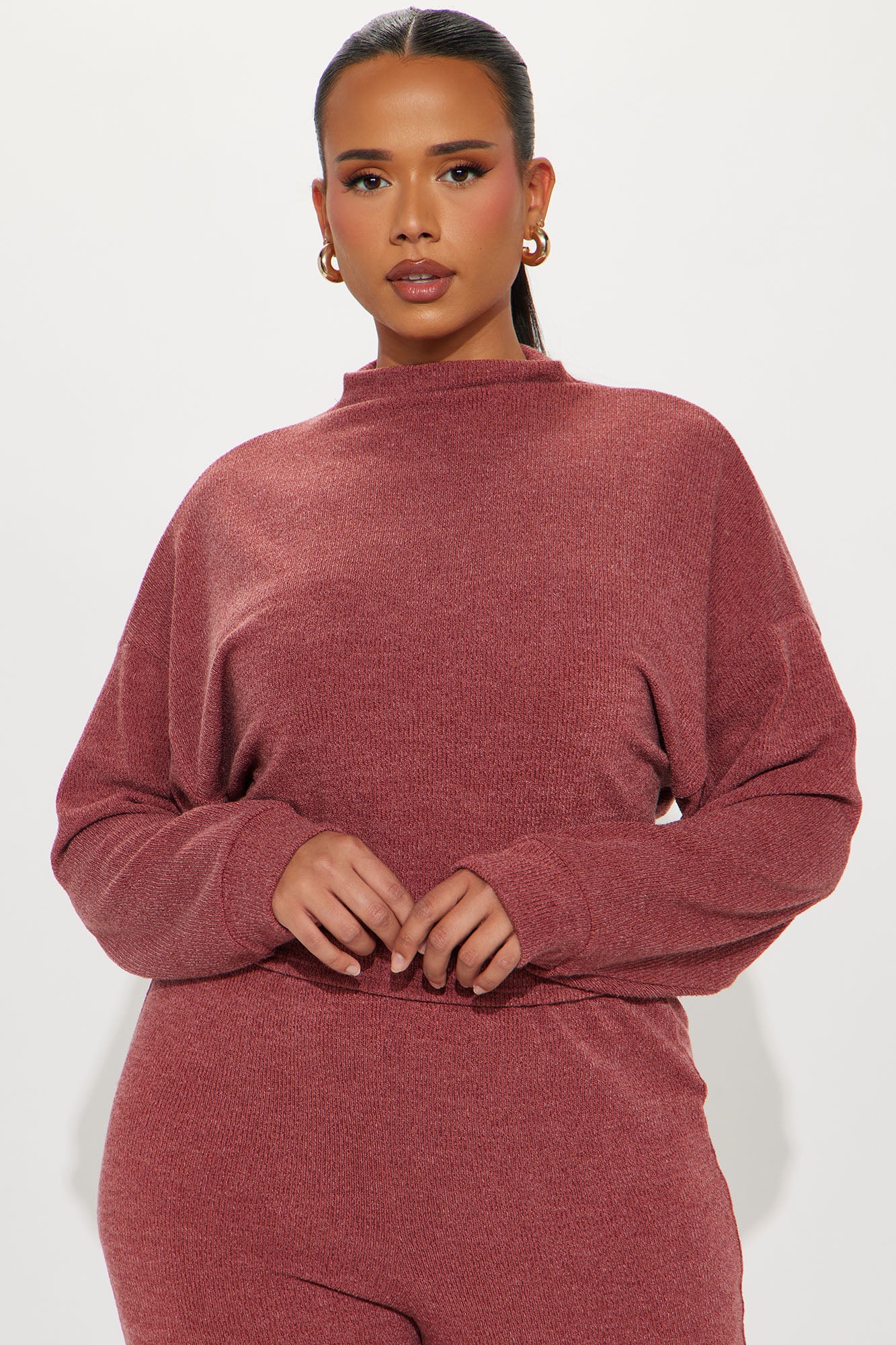 Simple Day Pant Set - Mauve - Image 5
