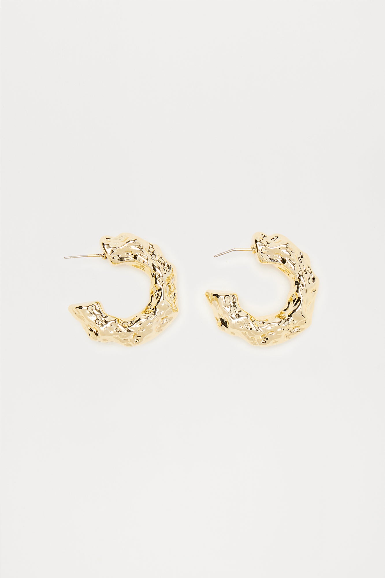 Allure Hoop Earrings - Gold - Image 3