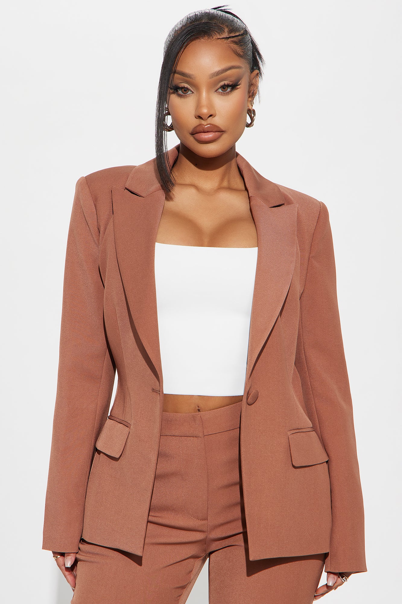 Breaking Even Blazer - Mocha - Image 3