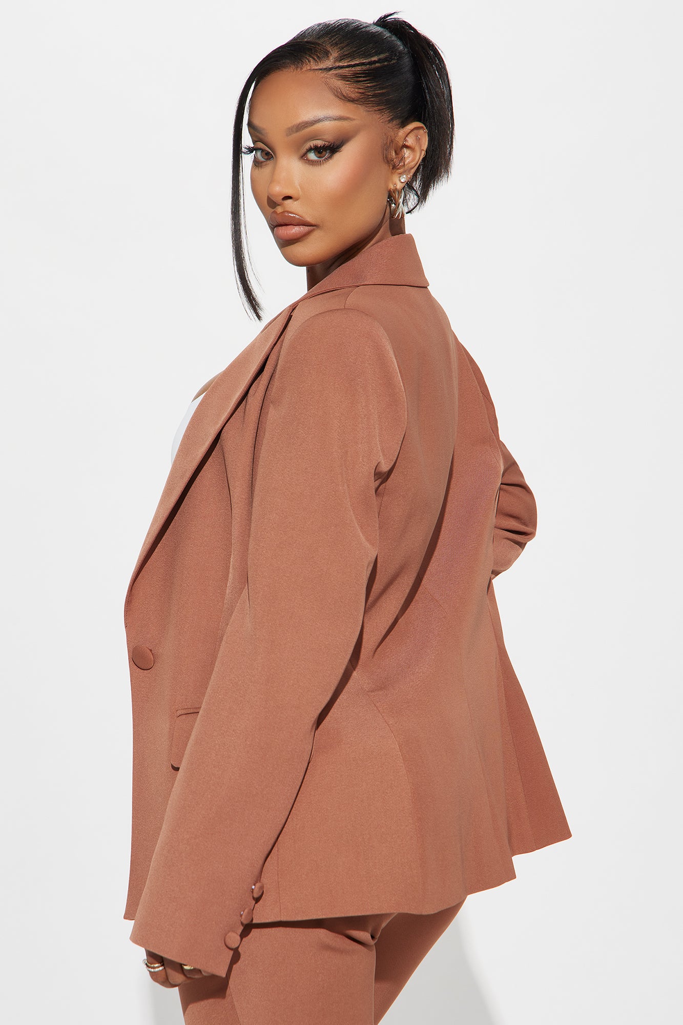 Breaking Even Blazer - Mocha - Image 4