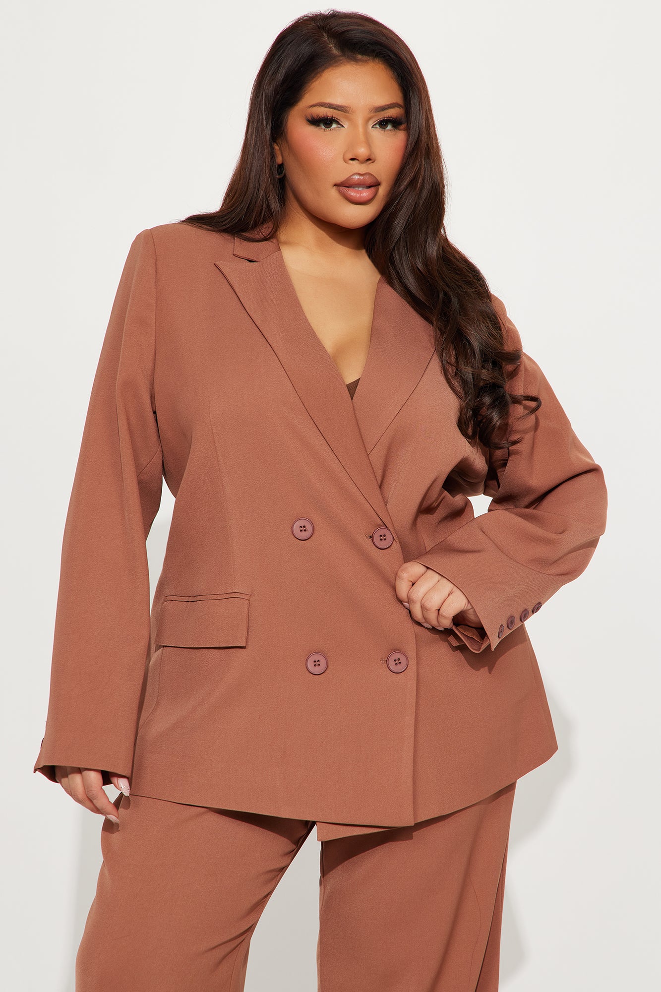Making Deliverables Blazer - Mocha - Image 5