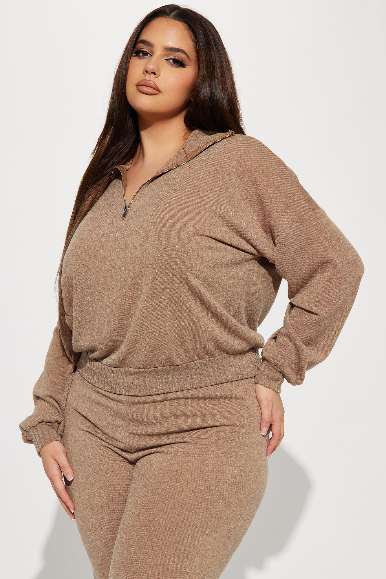 Right Again Jogger Set  - Taupe - Image 5