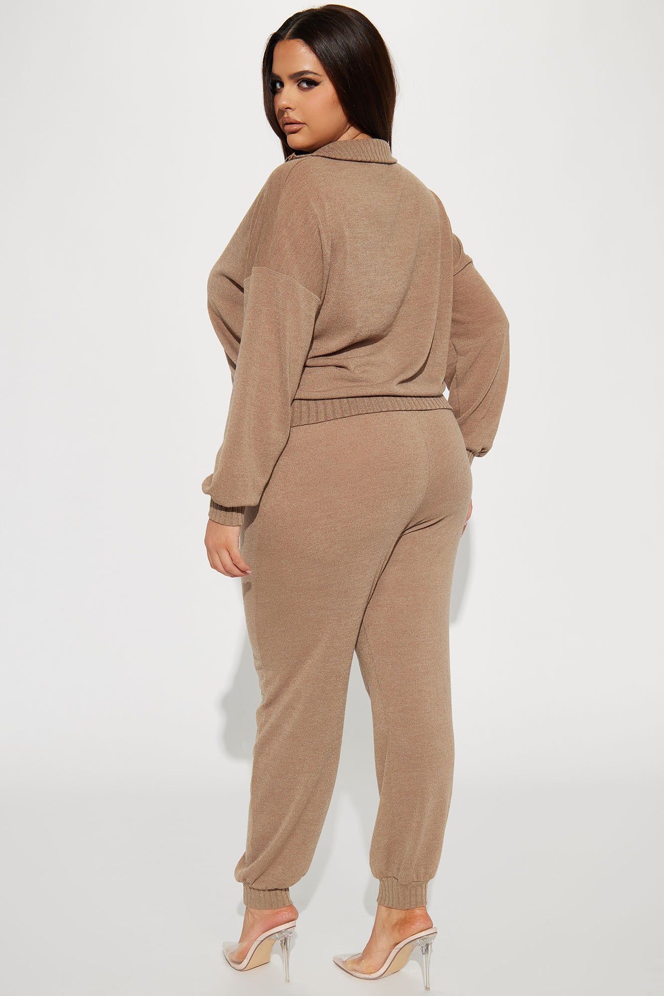 Right Again Jogger Set  - Taupe - Image 6