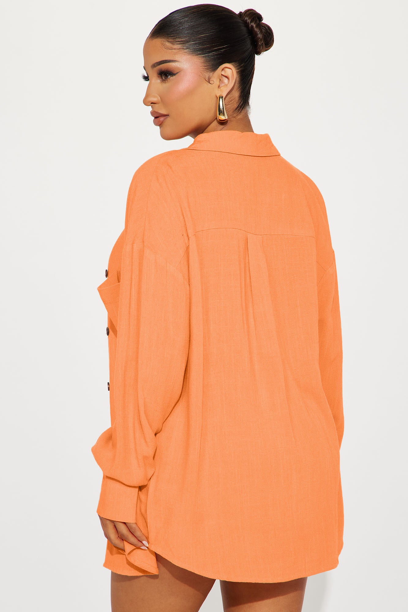In The Clear Romper Set - Orange - Image 3