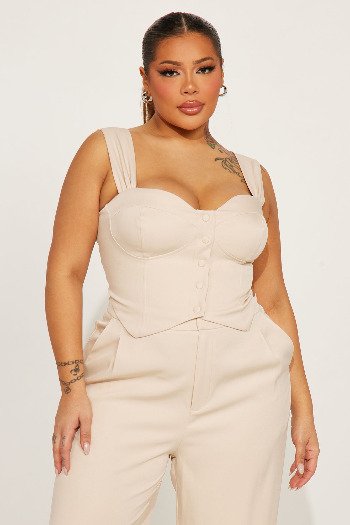 Peyton Pant Set - Taupe - Image 5