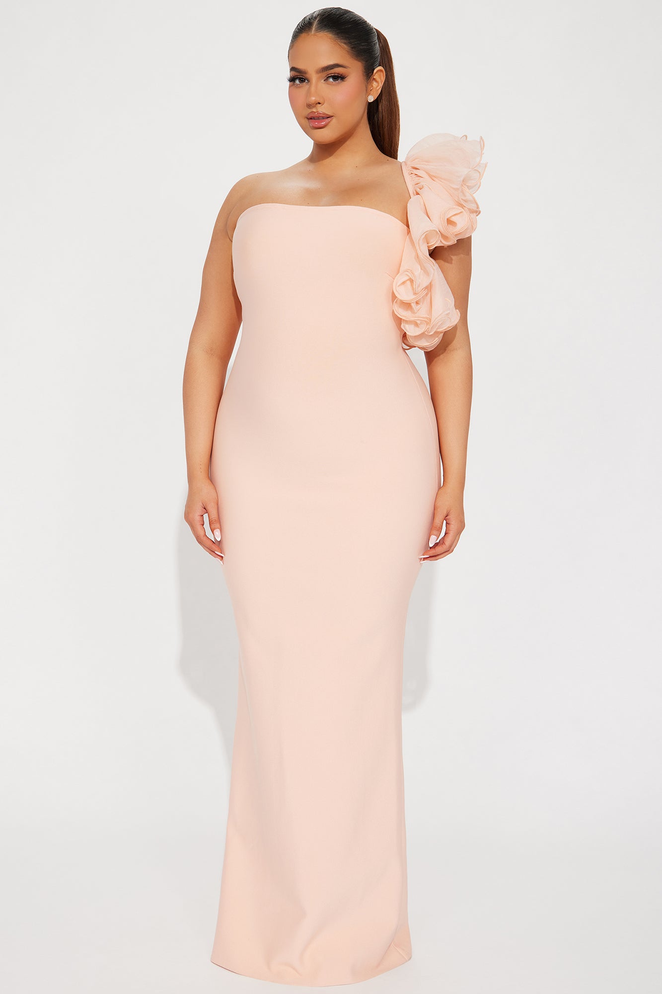 Daniella Bandage Maxi Dress - Blush - Image 5