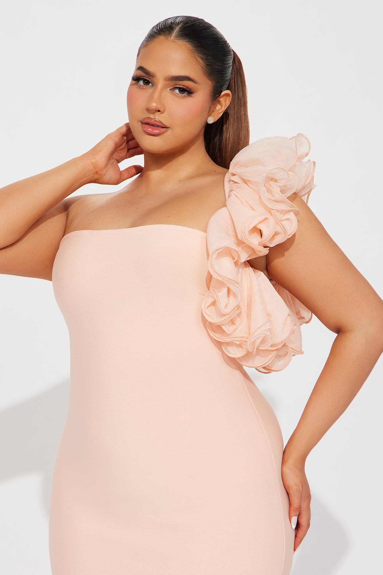 Daniella Bandage Maxi Dress - Blush - Image 6
