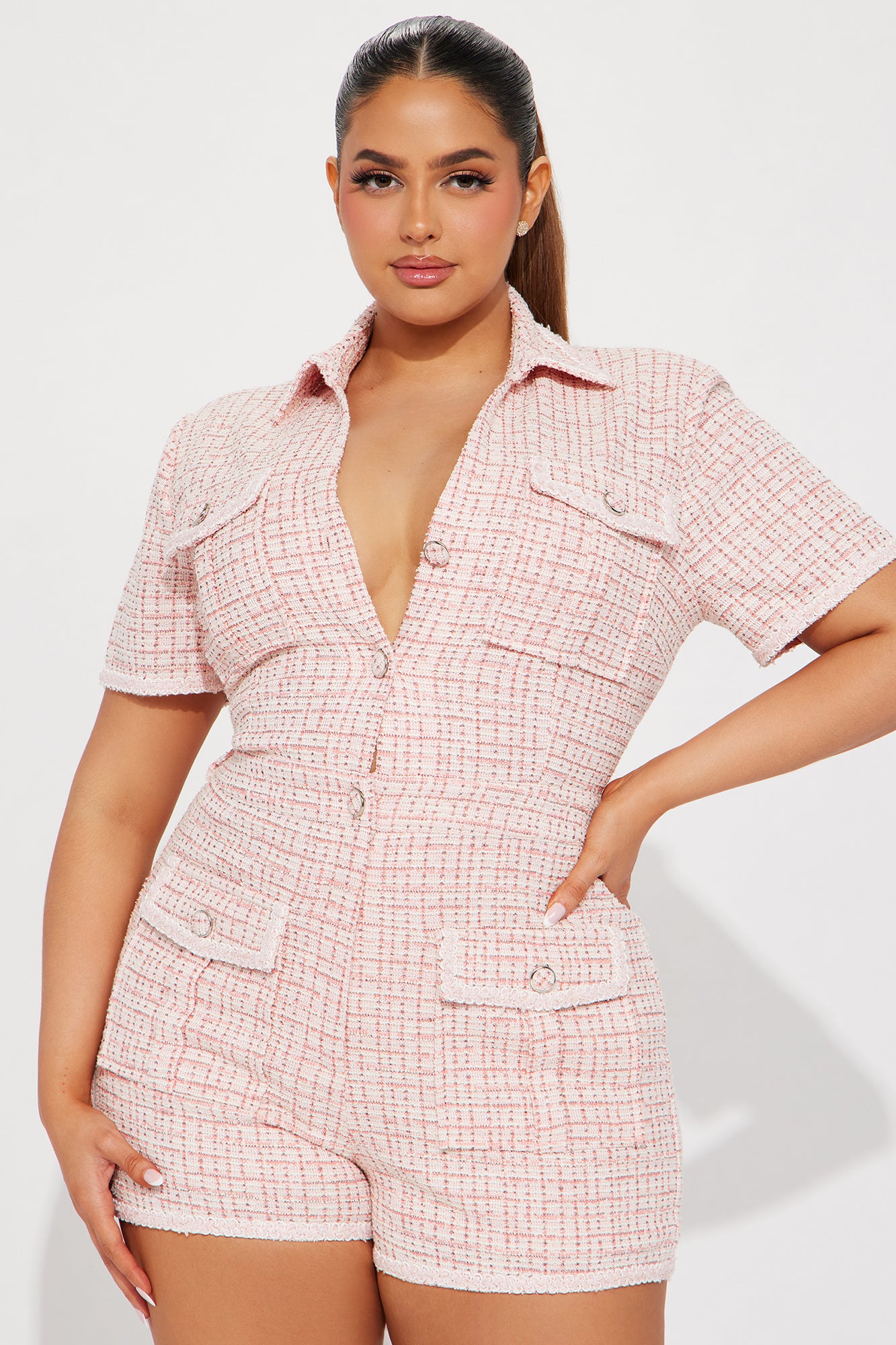 Stay Sweet Romper - Pink - Image 5
