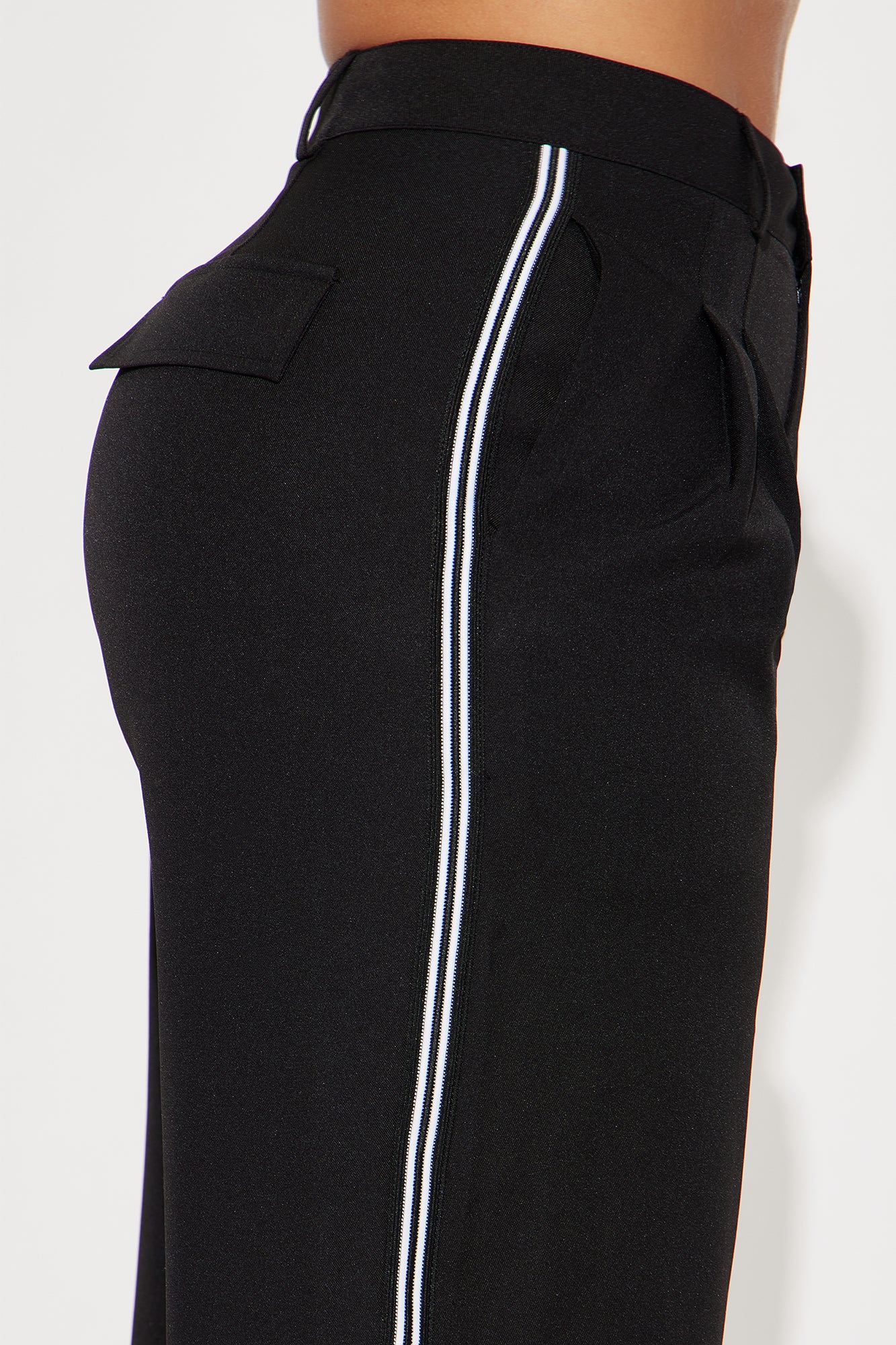 Shaylee Track Trouser Pant - Black - Image 3