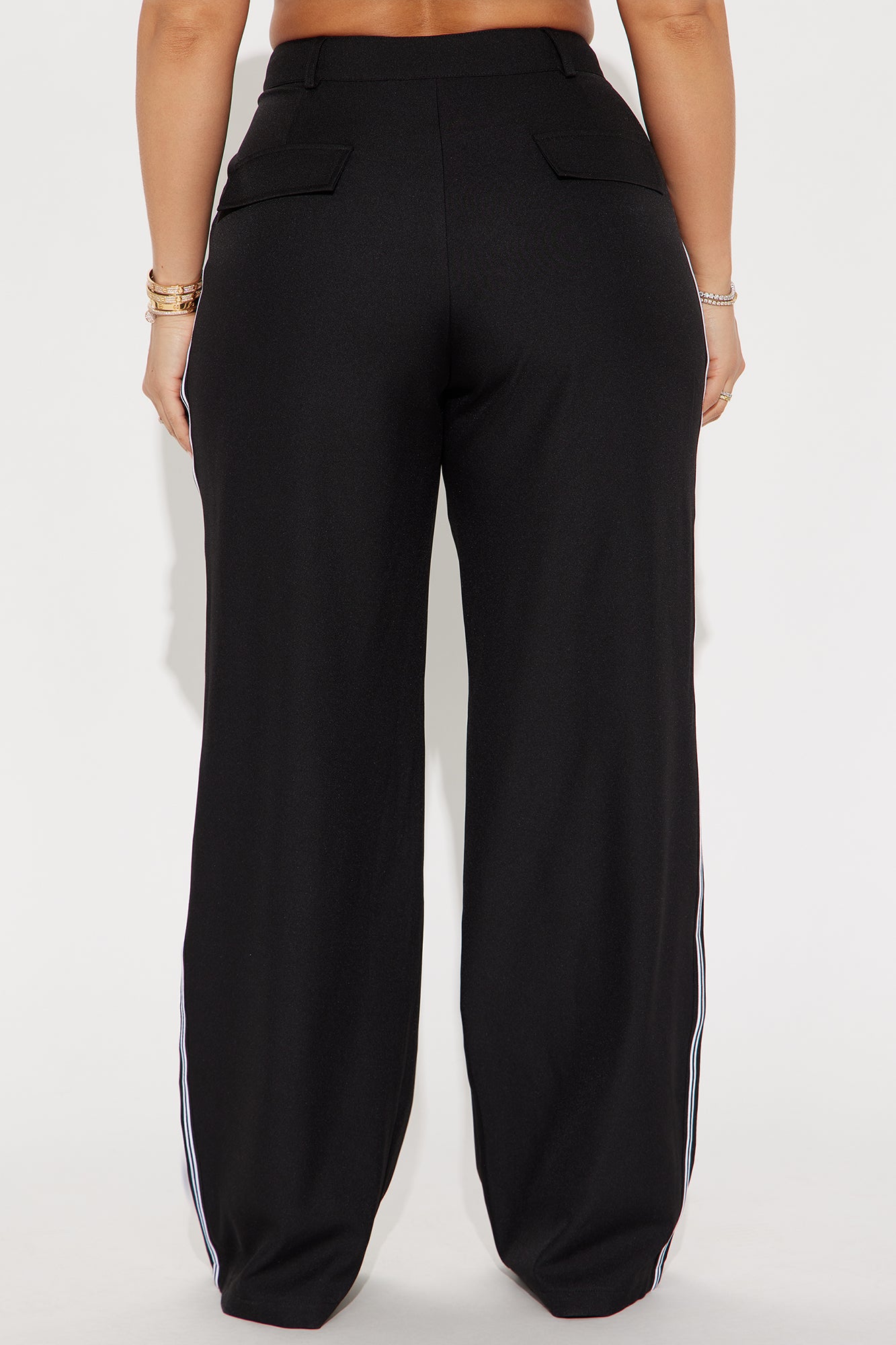Shaylee Track Trouser Pant - Black - Image 4