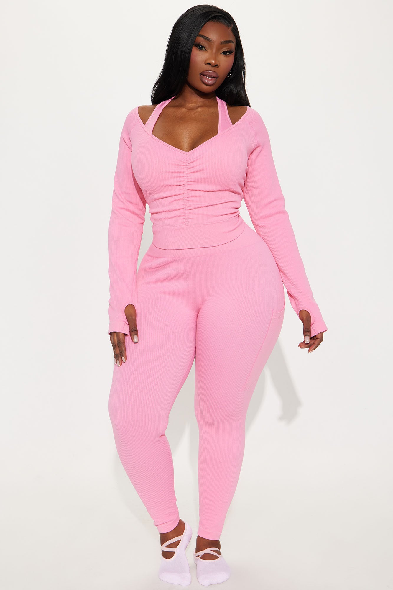 Prone Work Effortless Seamless Active Set - Bubblegum Pink - Image 7