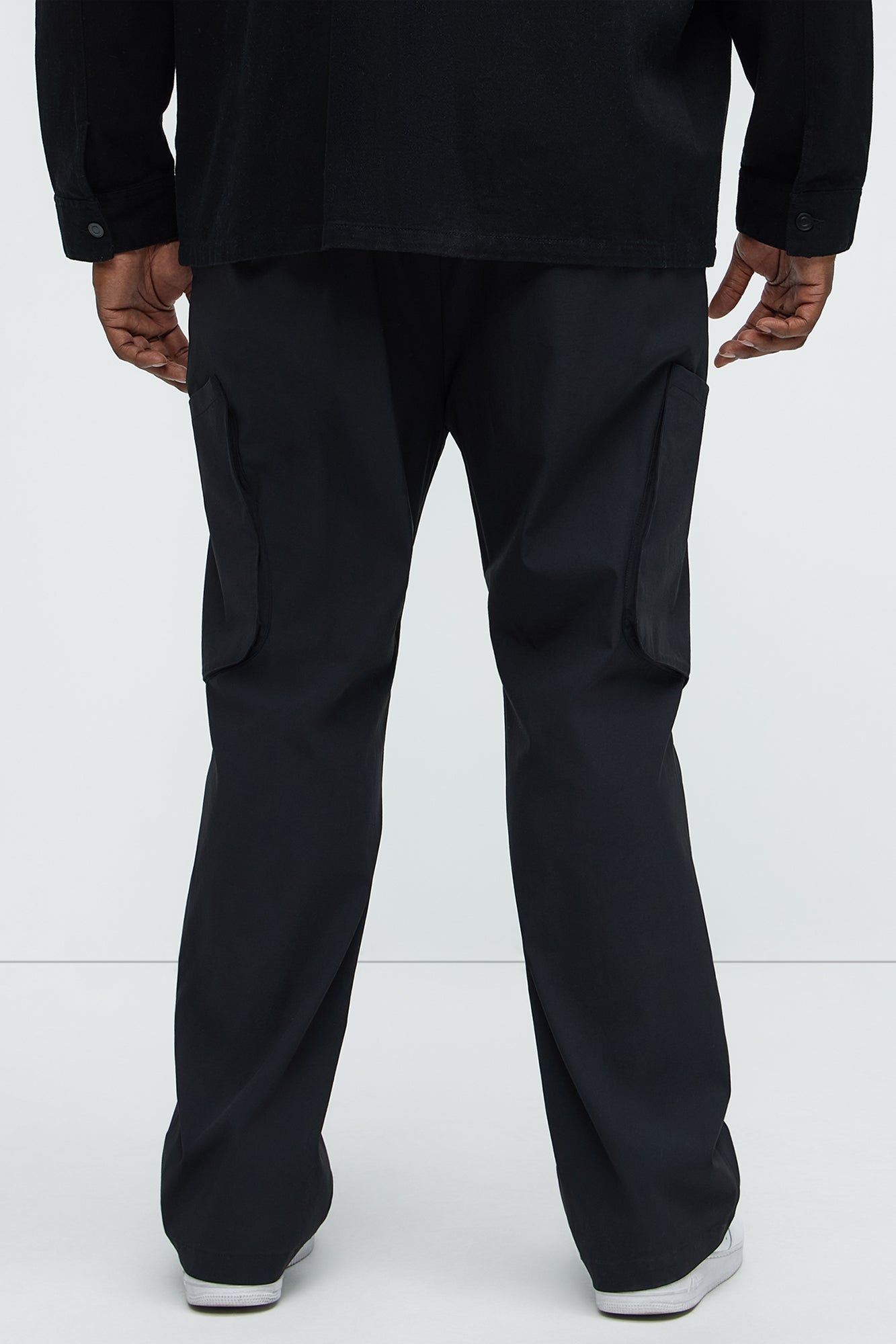 Easy Tech Slim Flare Pants - Black - Image 9