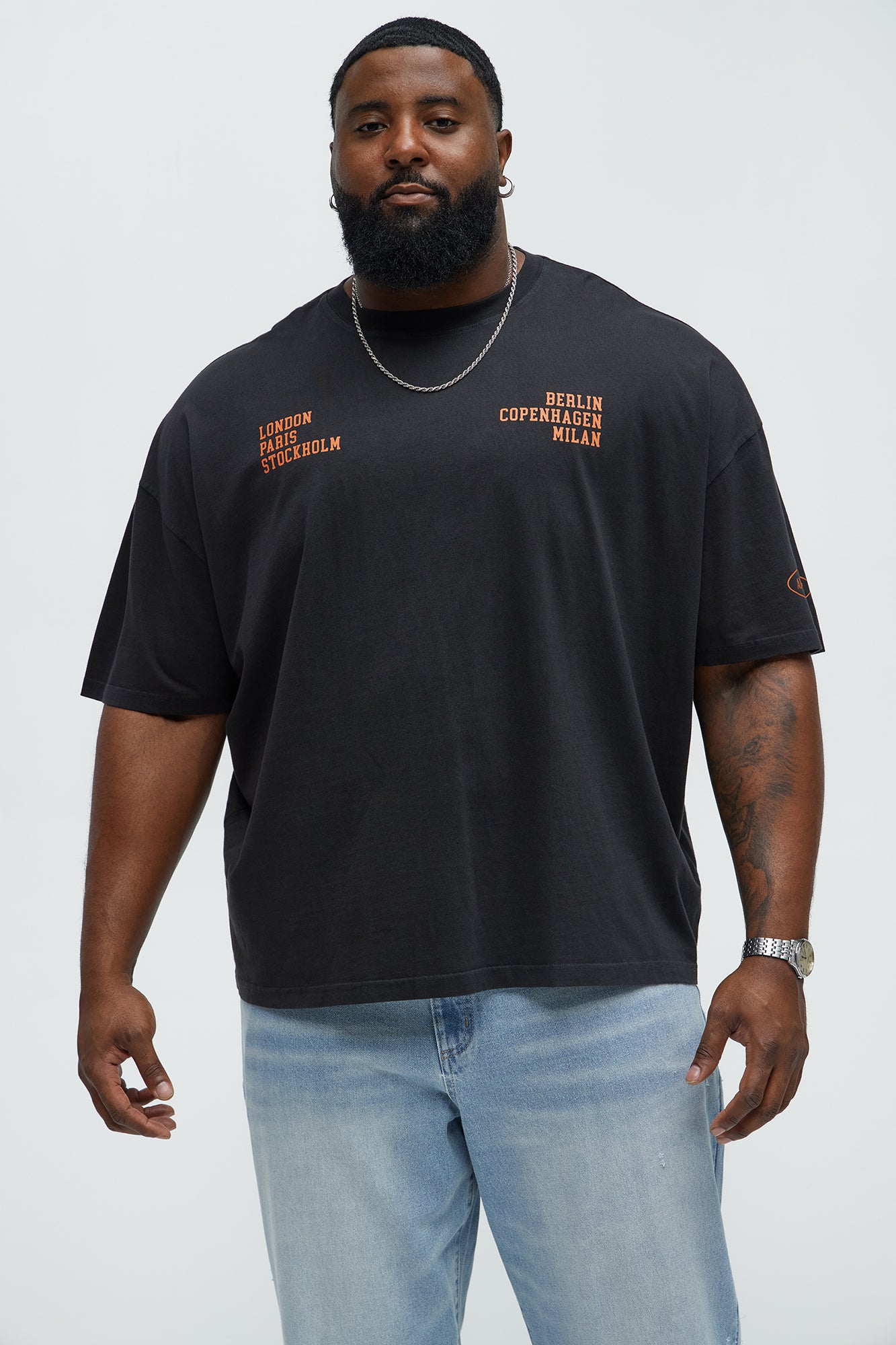Adventurer Oversized Short Sleeve Tee - Black - Image 5