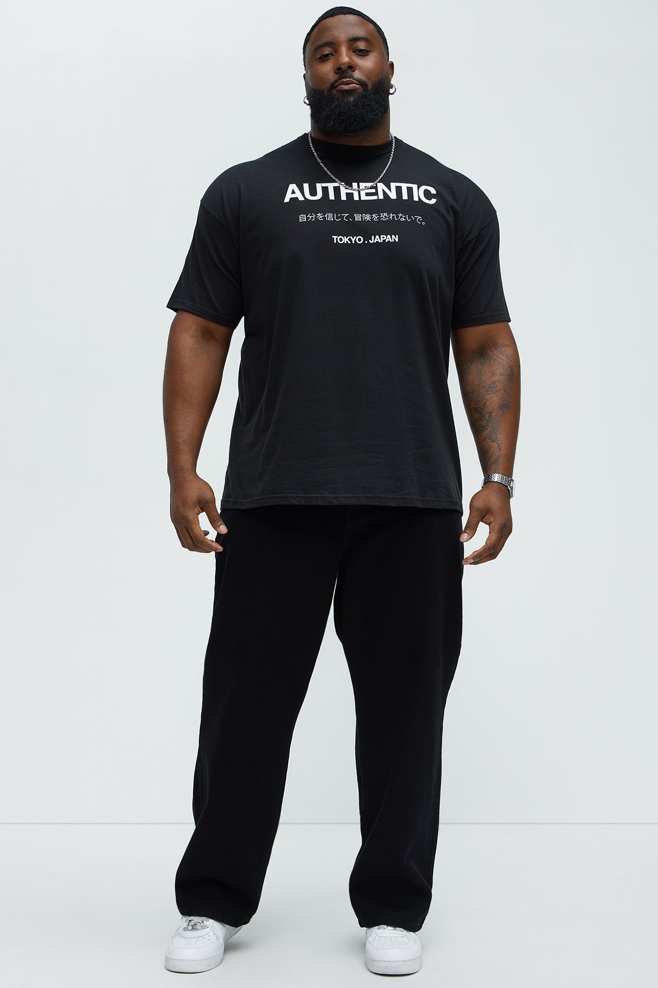 Authentic Tokyo Japan Short Sleeve Tee - Black - Image 5