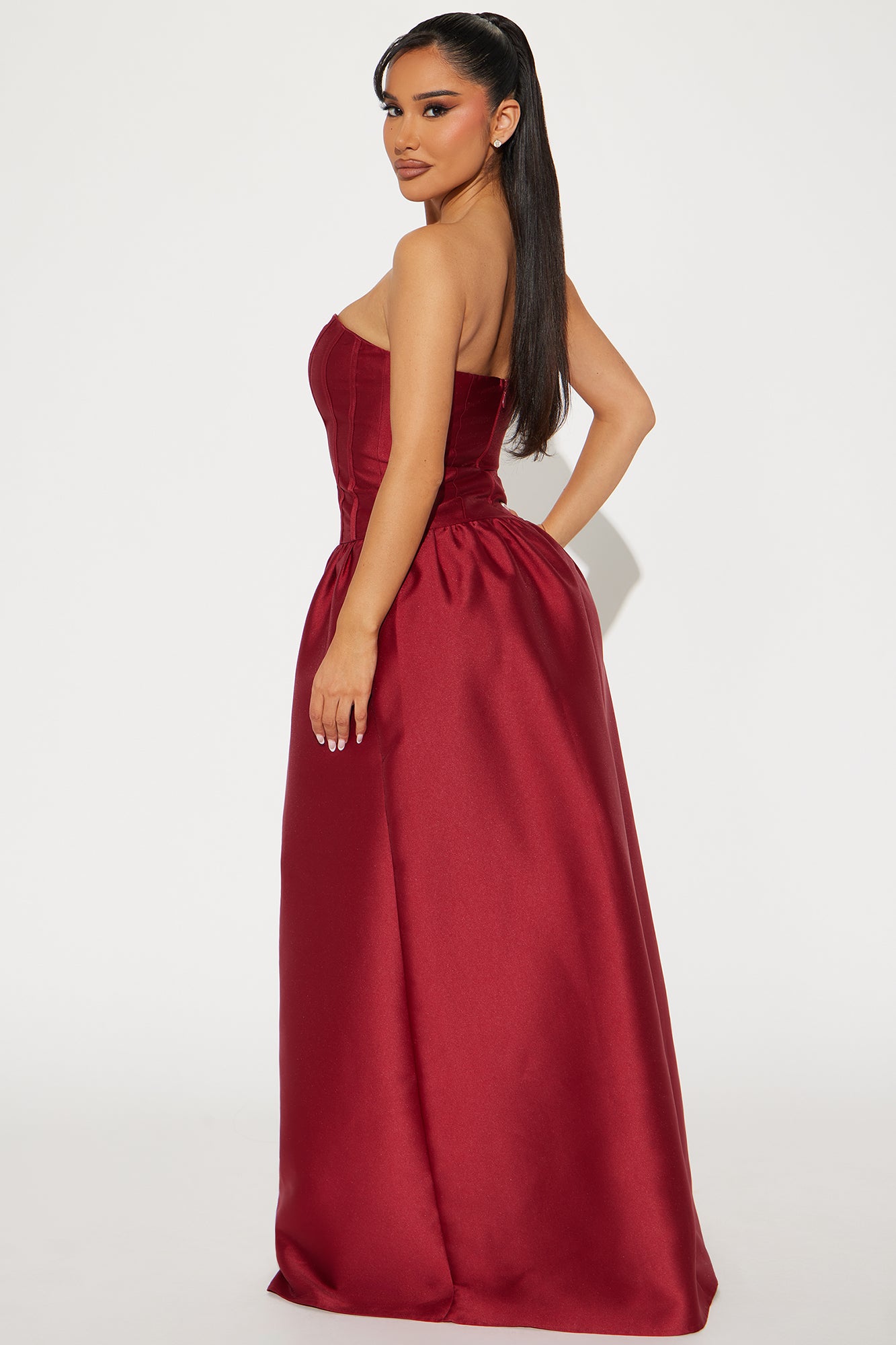 Thinking Of You Gown - Marsala - Image 3