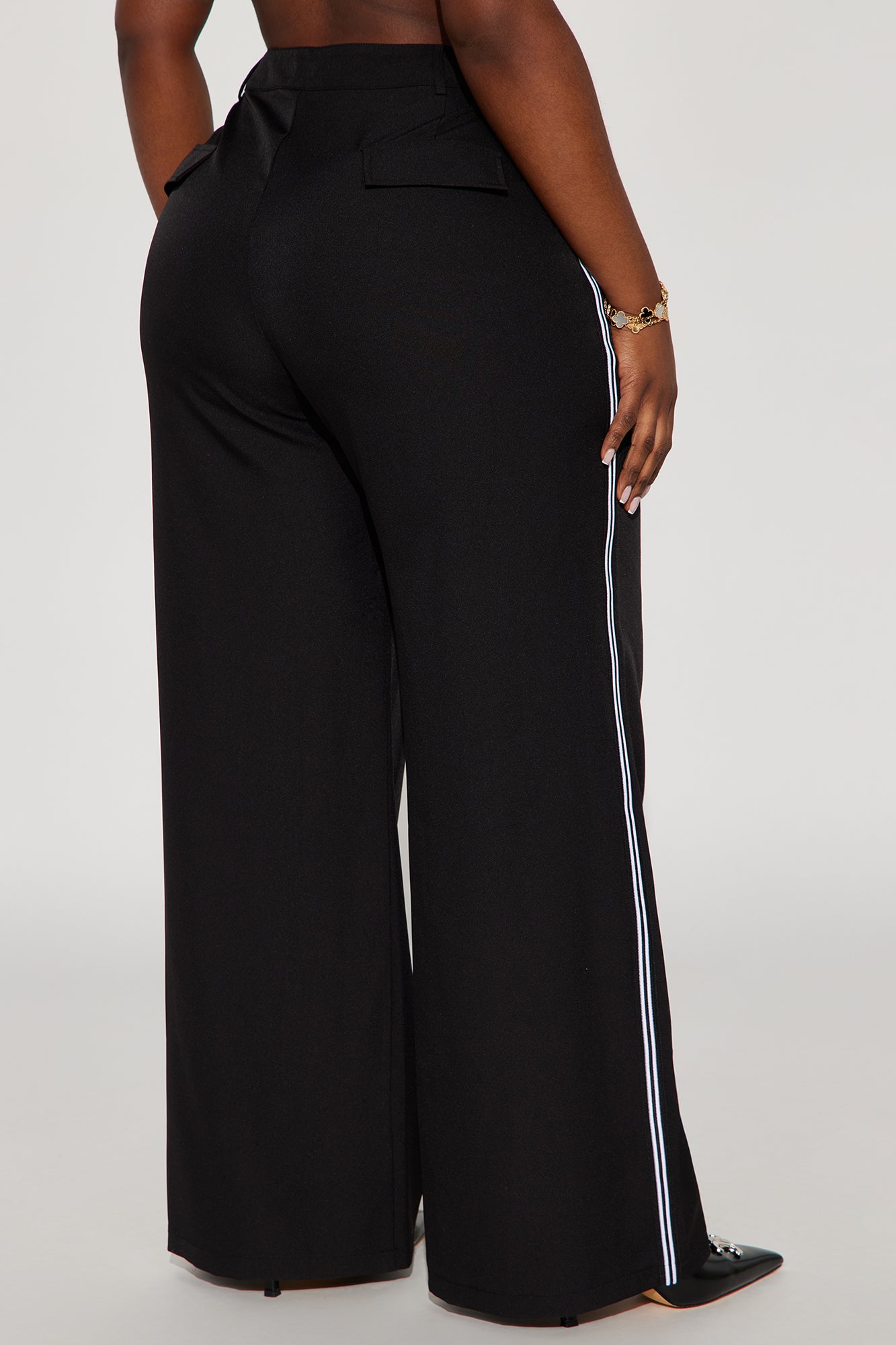 Shaylee Track Trouser Pant - Black - Image 5