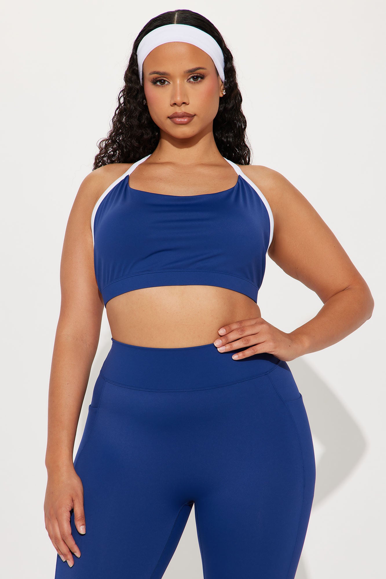 Tennis Club Sports Bra - Midnight Blue - Image 4