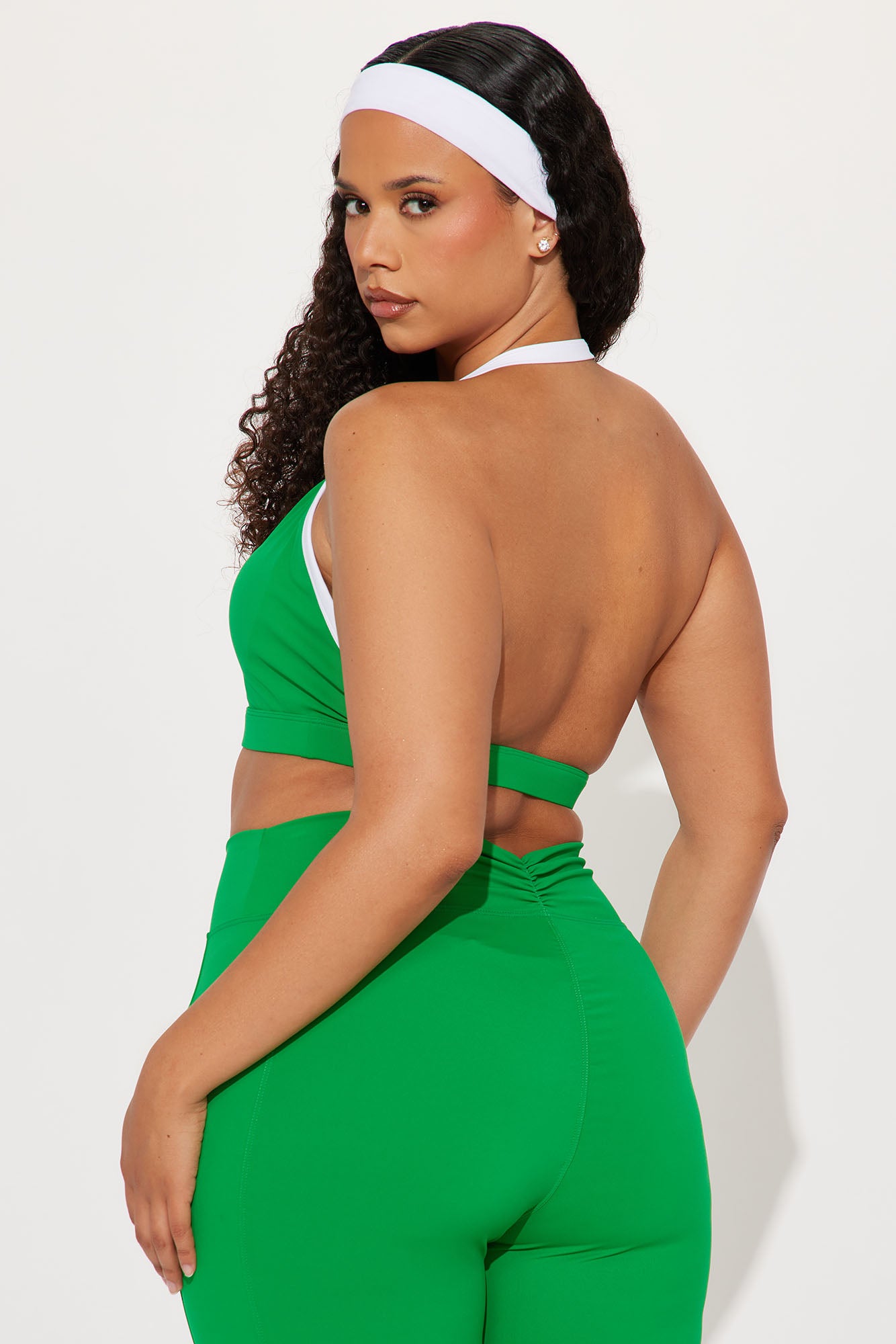 Tennis Club Sports Bra - Kelly Green - Image 6