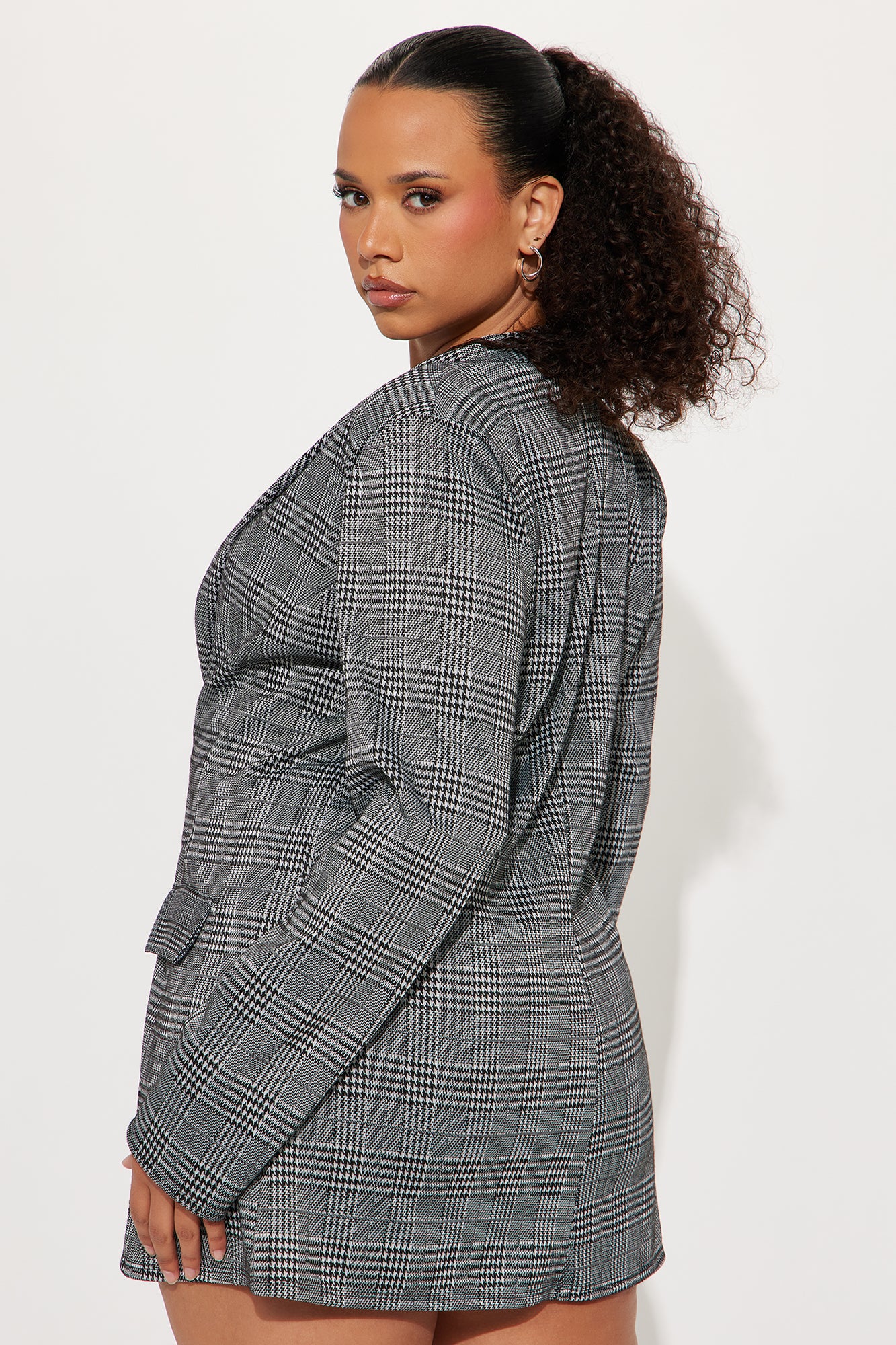Suit Yourself Blazer And Micro Short Set - Black/combo - Image 7