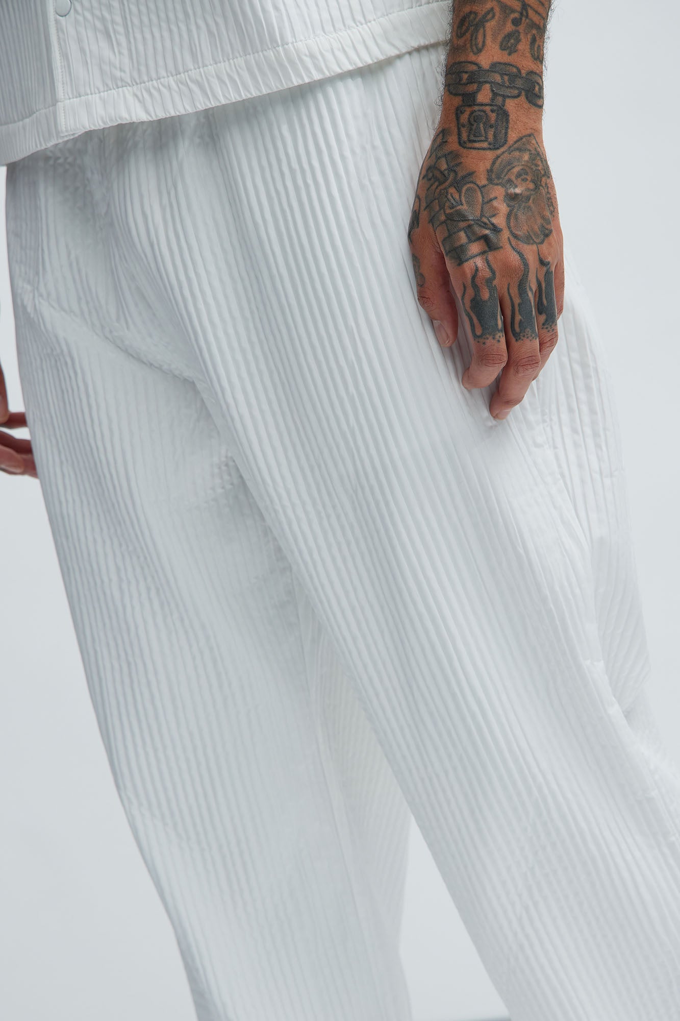 Santiago Straight Pants - White - Image 4