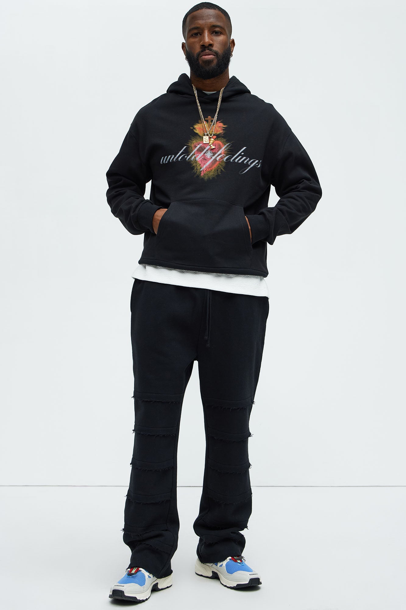 Untold Feelings Hoodie - Black - Image 3