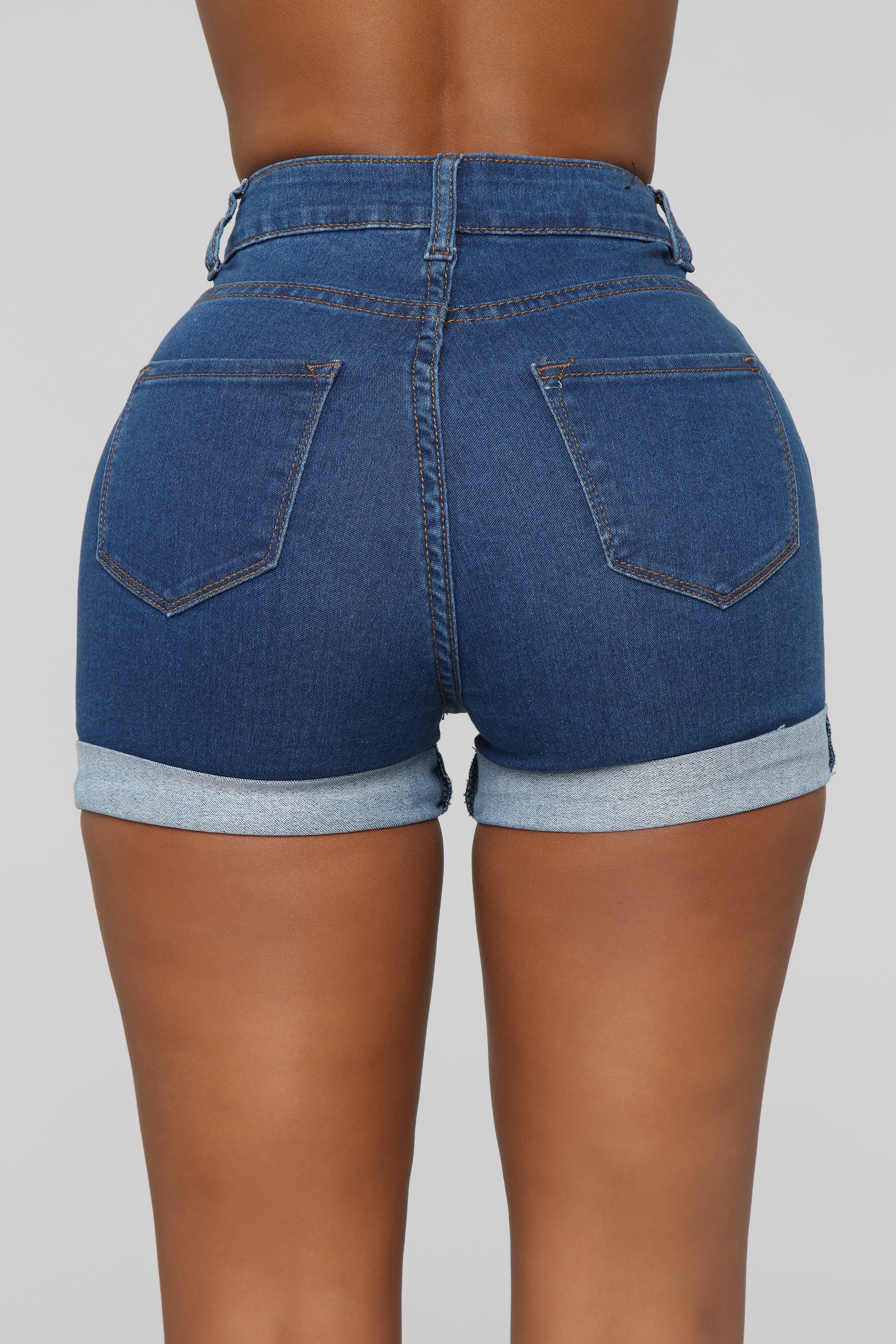 Carter Denim Shorts - MediumWash - Image 7