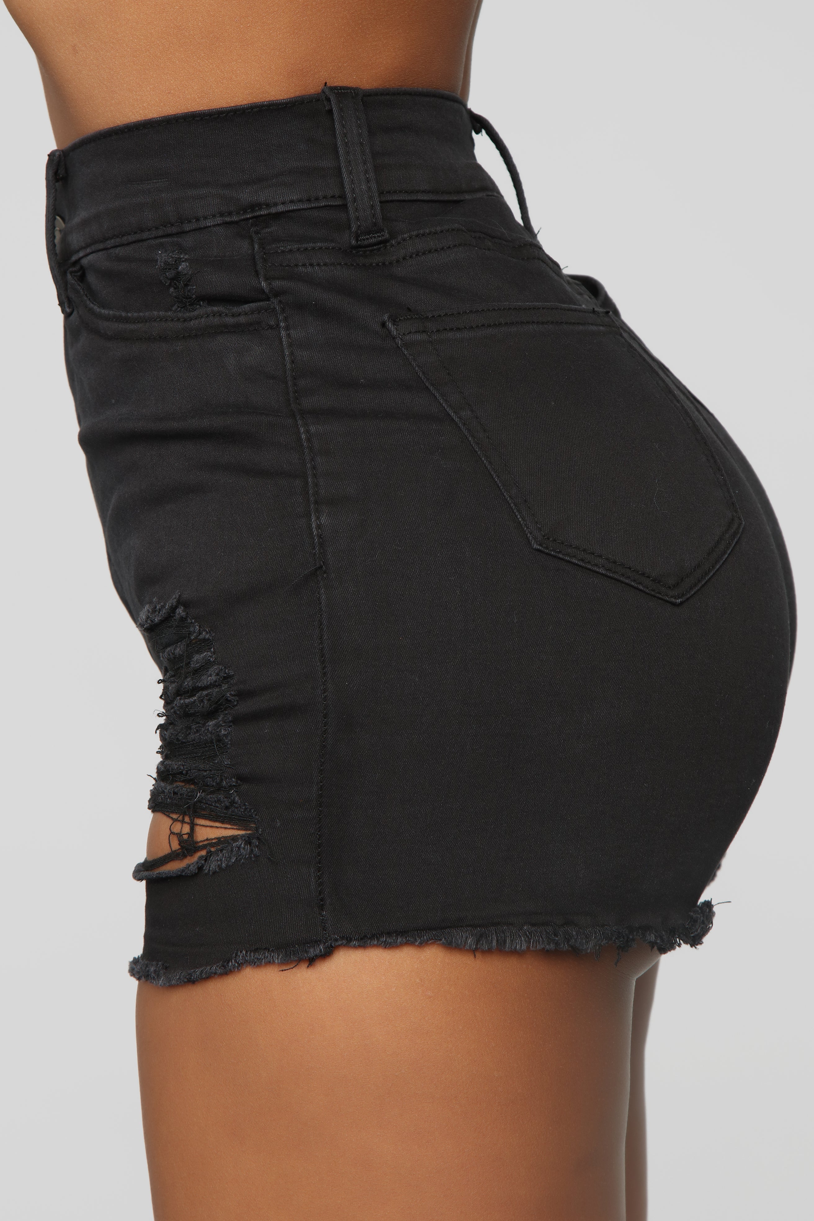 Sorry Mom Shorts - Black - Image 5