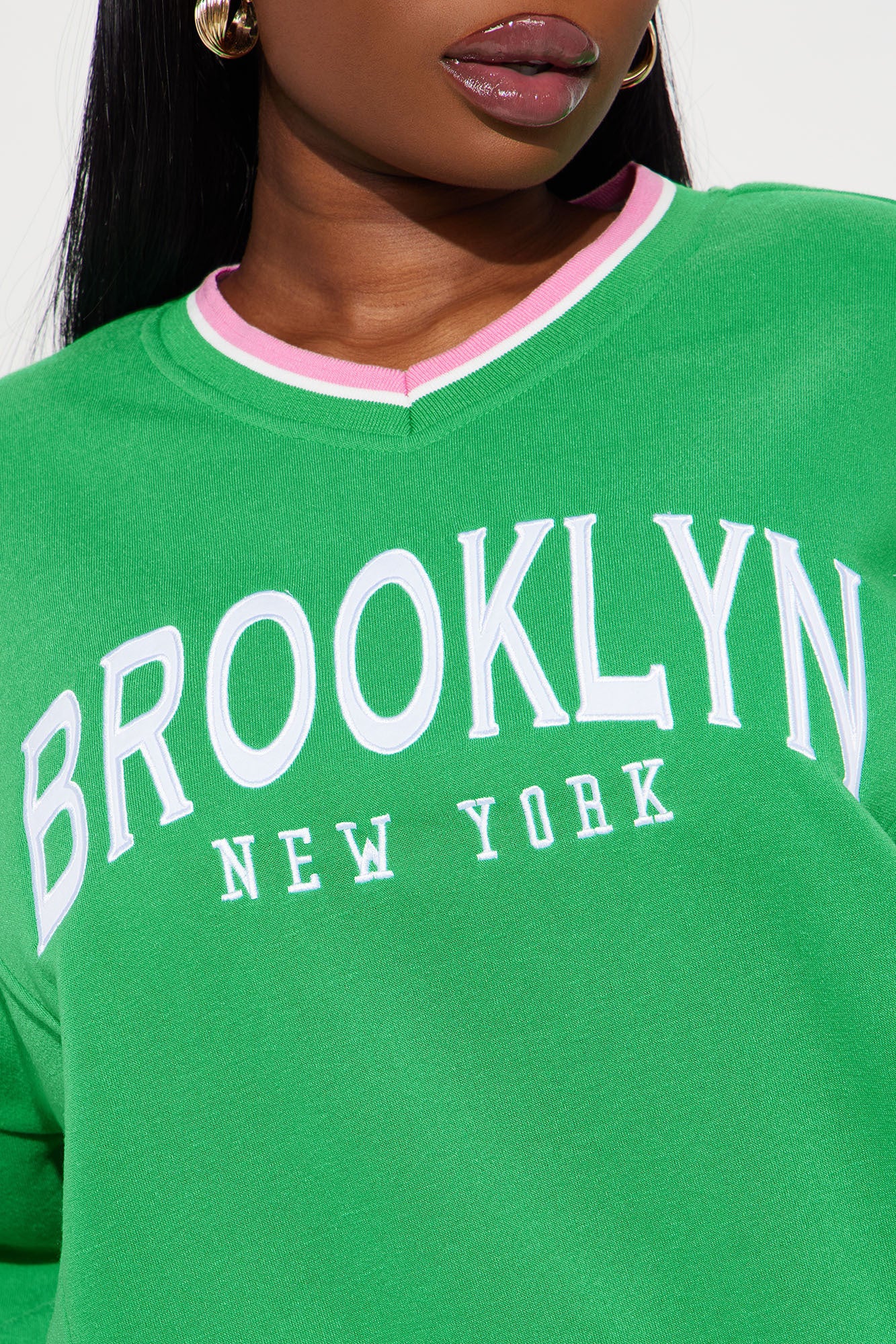 Brooklyn Athletic Sweatshirt - Kelly Green - Image 7