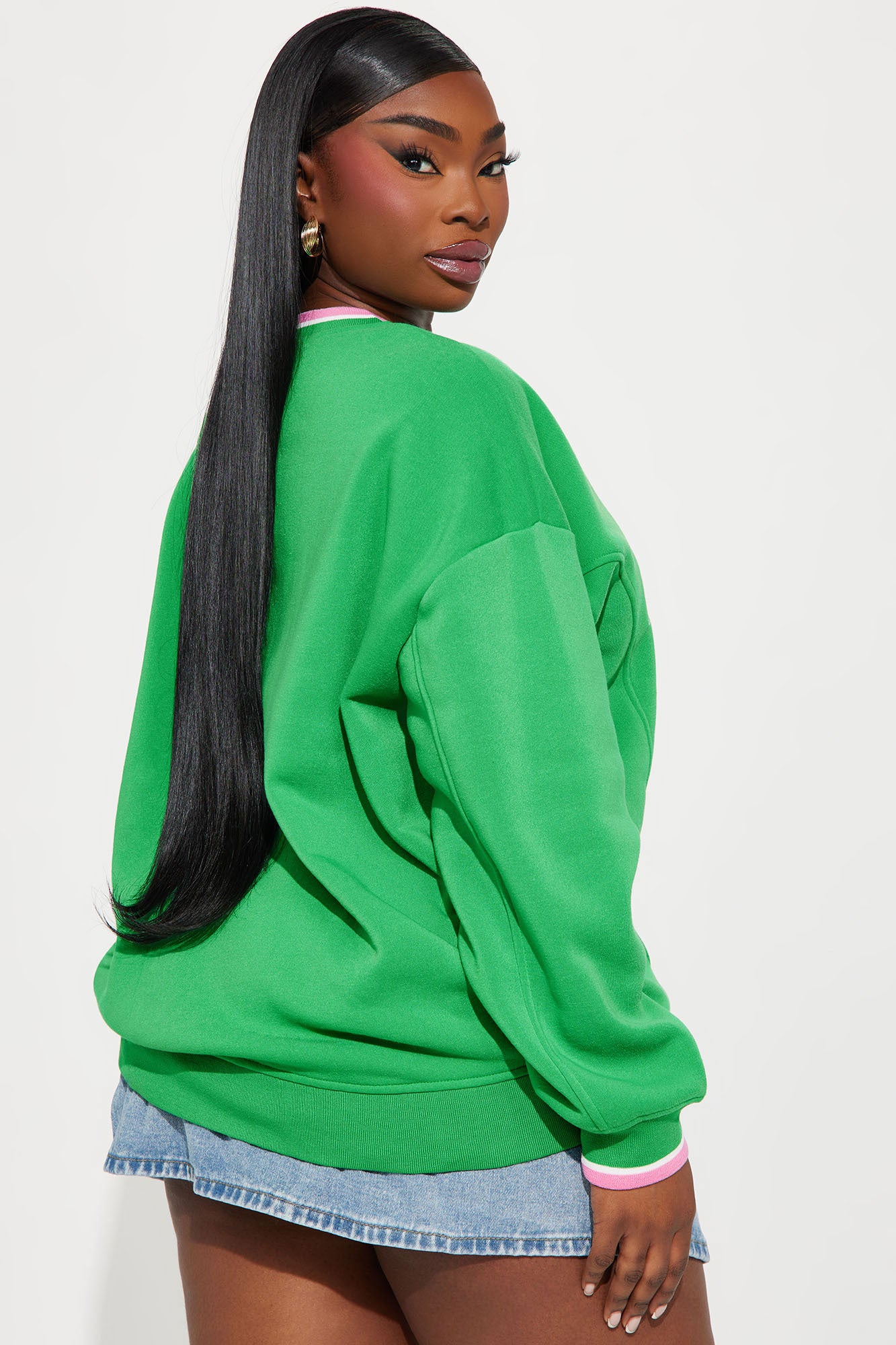 Brooklyn Athletic Sweatshirt - Kelly Green - Image 8