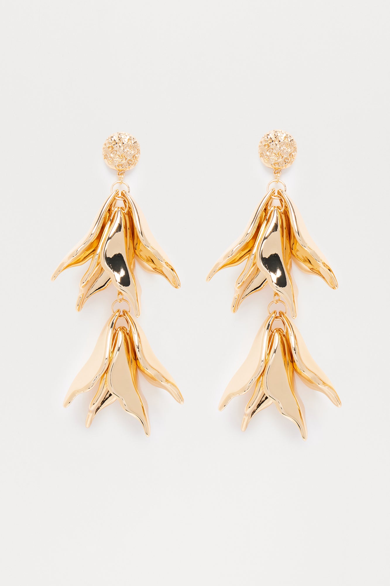 Wispy Earrings - Gold - Image 3