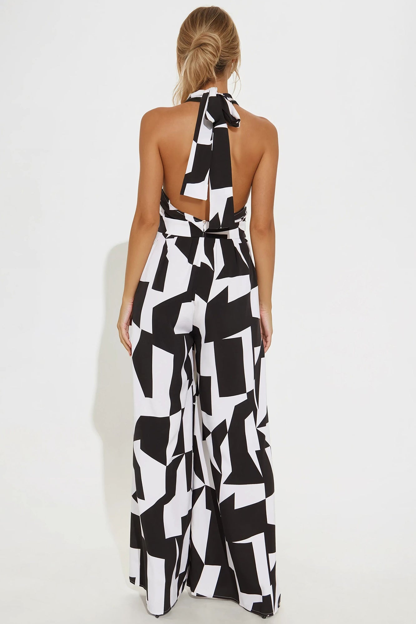 Daniella Printed Jumpsuit - White/combo - Image 3