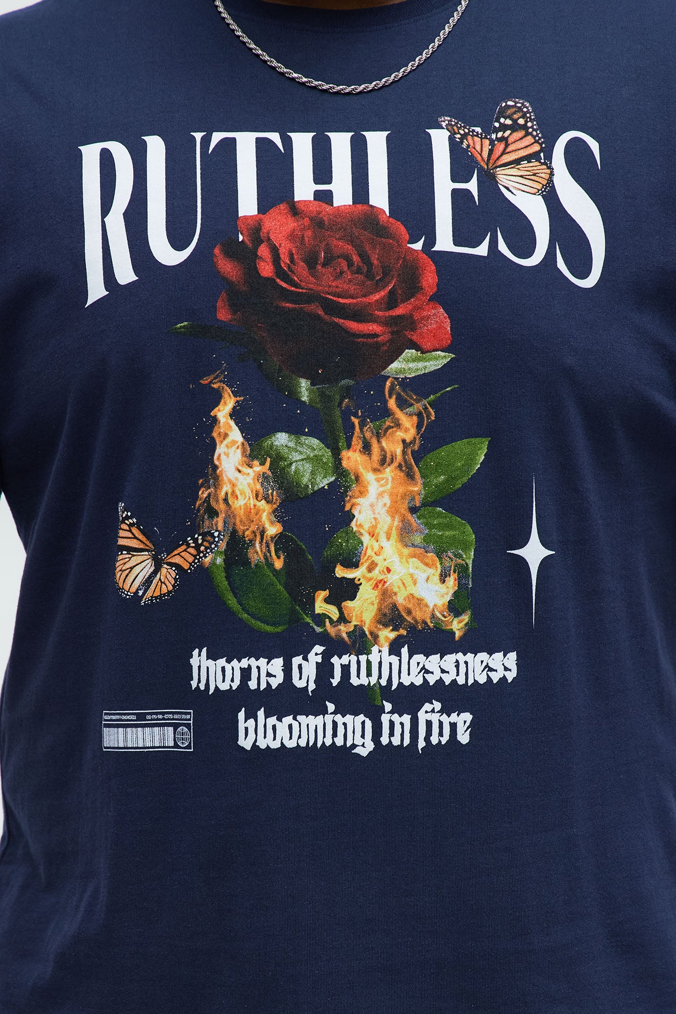 Thorns Of Ruthlessness Short Sleeve Tee - Navy - Image 6