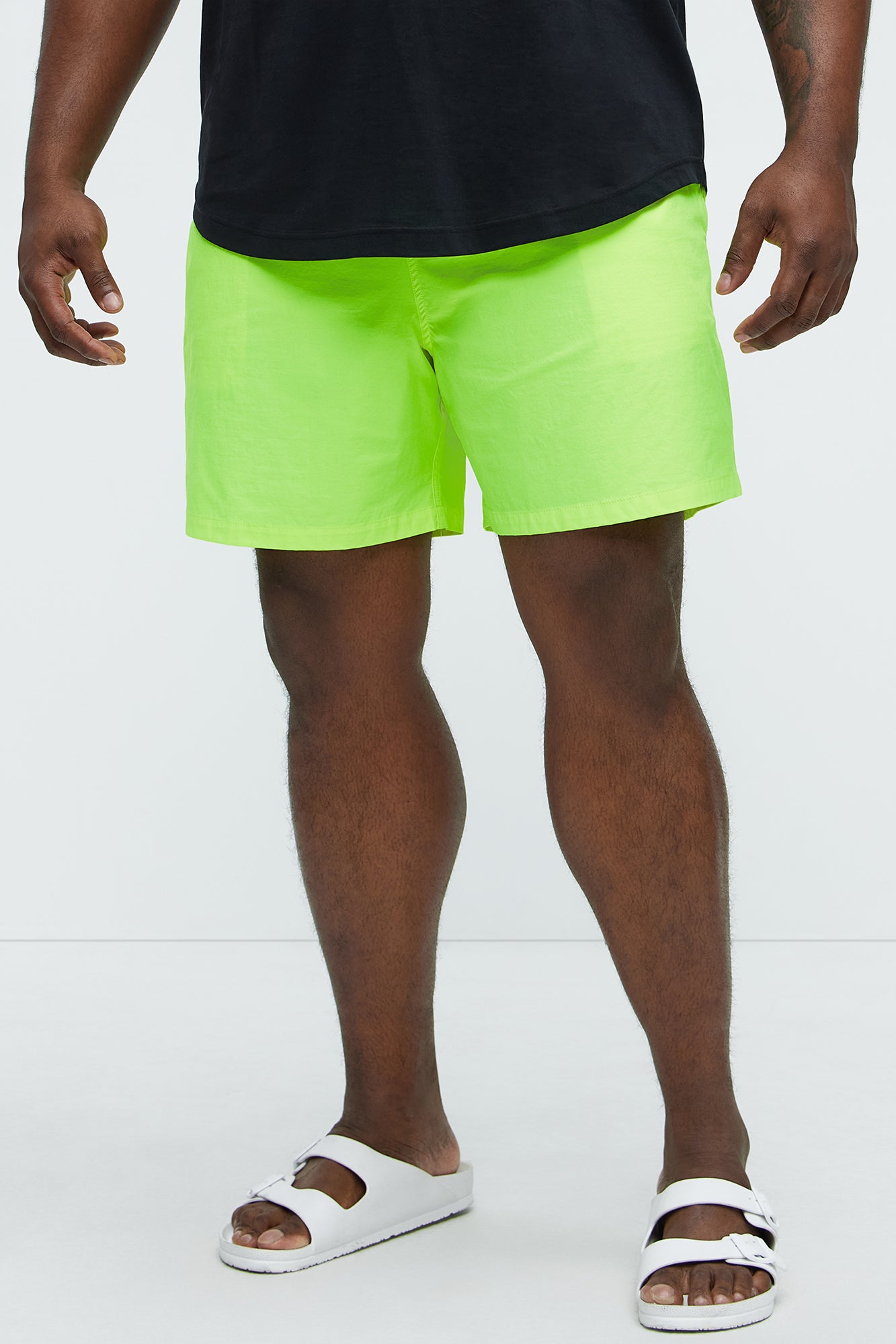 Montez Stretch Swim Trunk Classic - Neon Yellow - Image 3