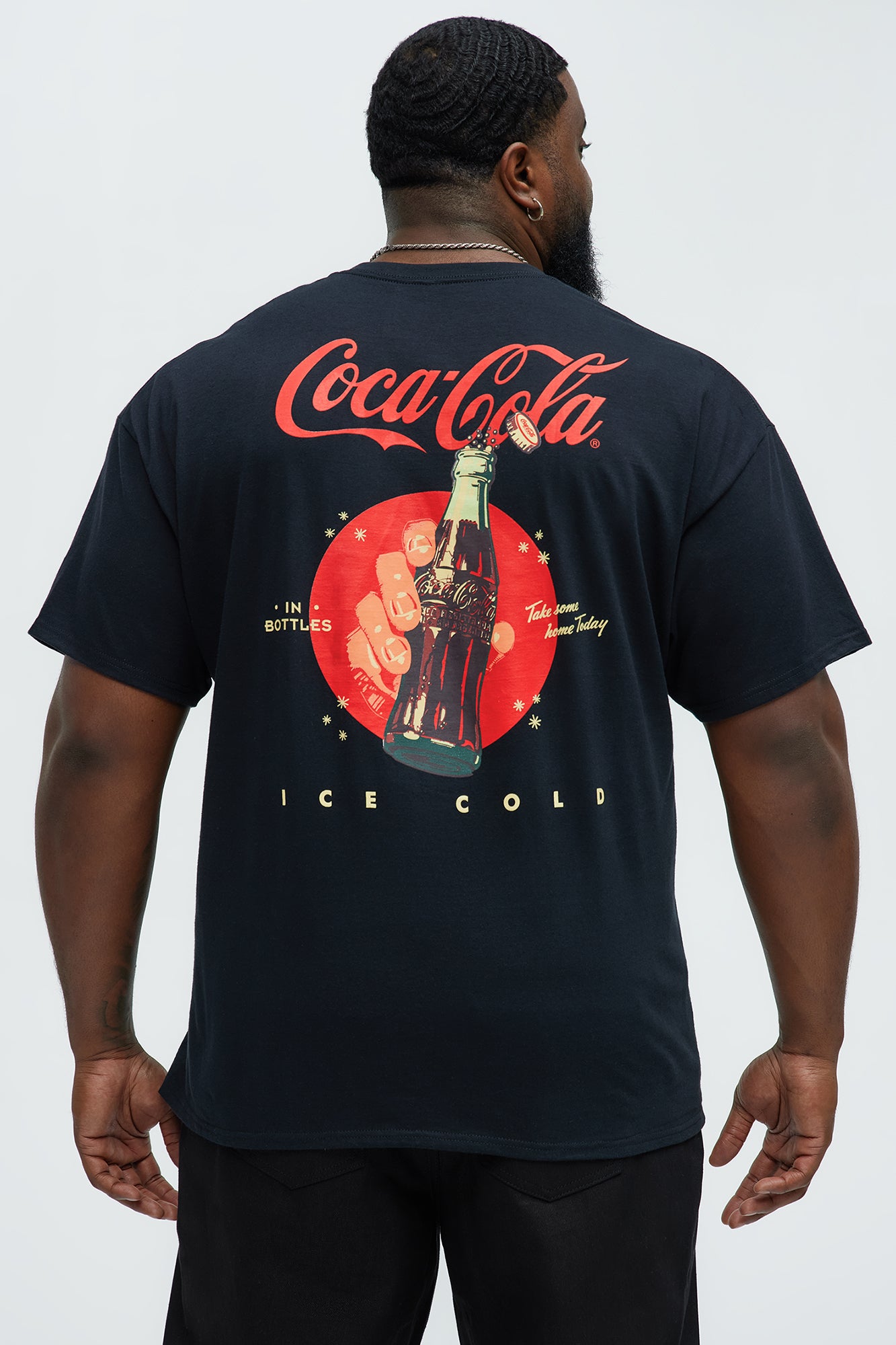 Coca Cola Ice Cold Short Sleeve Tee - Black - Image 5