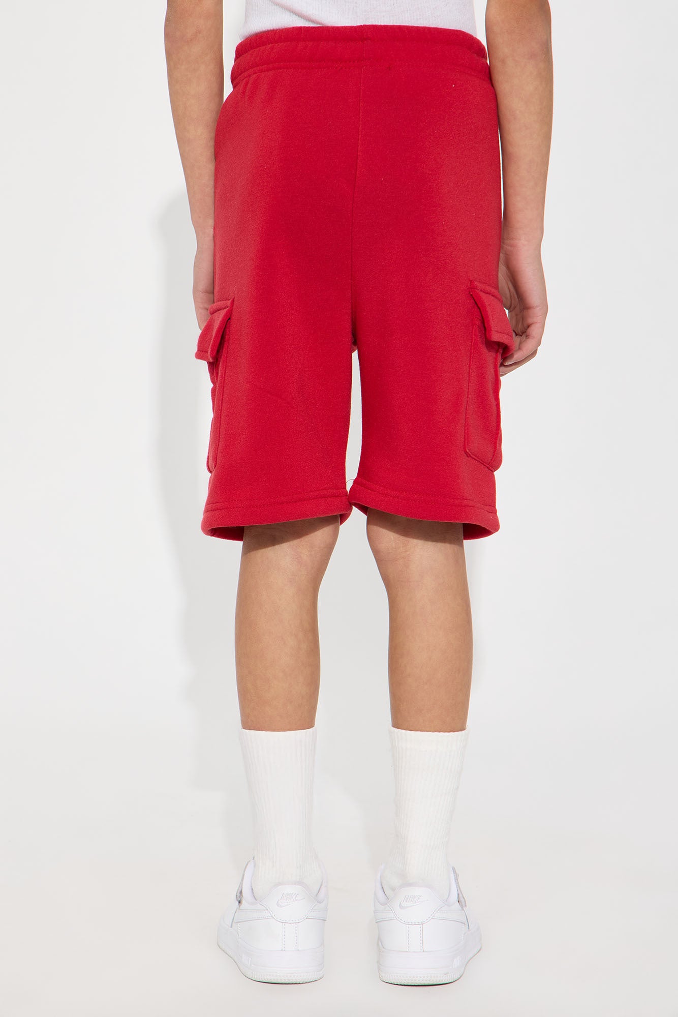 Mini Fly Vibes Cargo Short - Red - Image 4