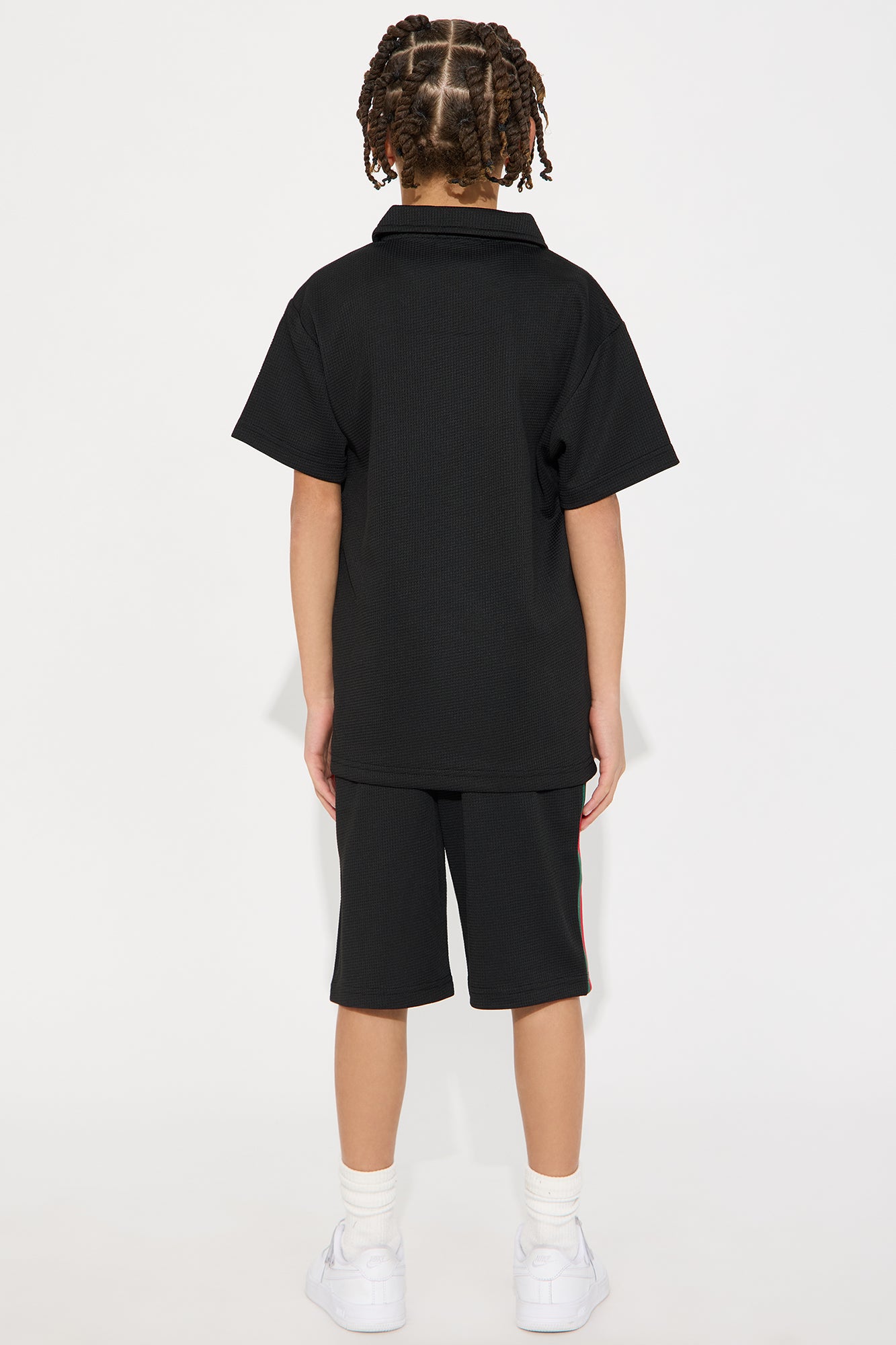Mini Elias Short Set - Black - Image 3